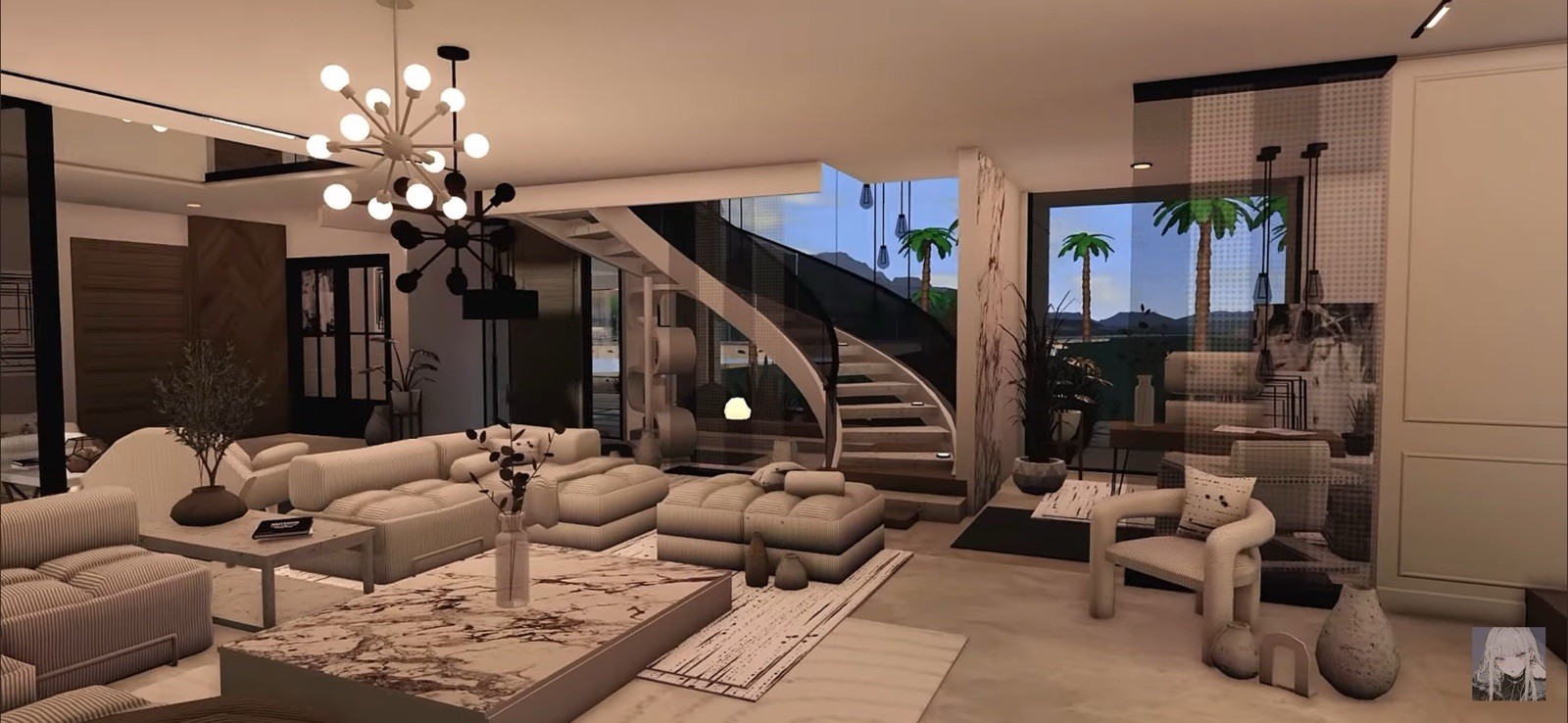 MODERN LUXURY TROPICAL DREAM HOME BLOXBURG.FAST BUILDER FOR AFFORDABLE PRICE