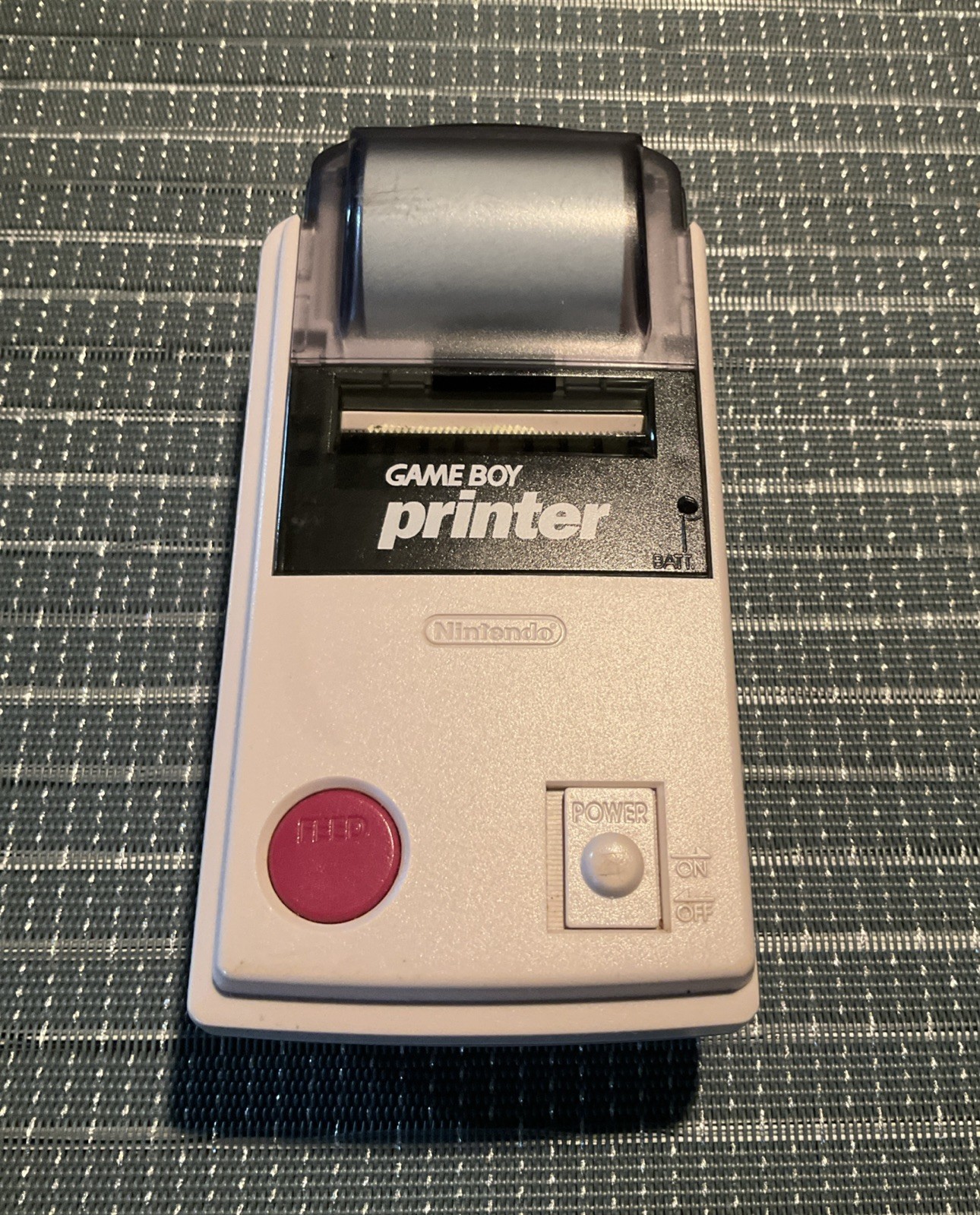 Nintendo GameBoy Printer MGB-007 – UNTESTED – Missing Battery Cover & Cable