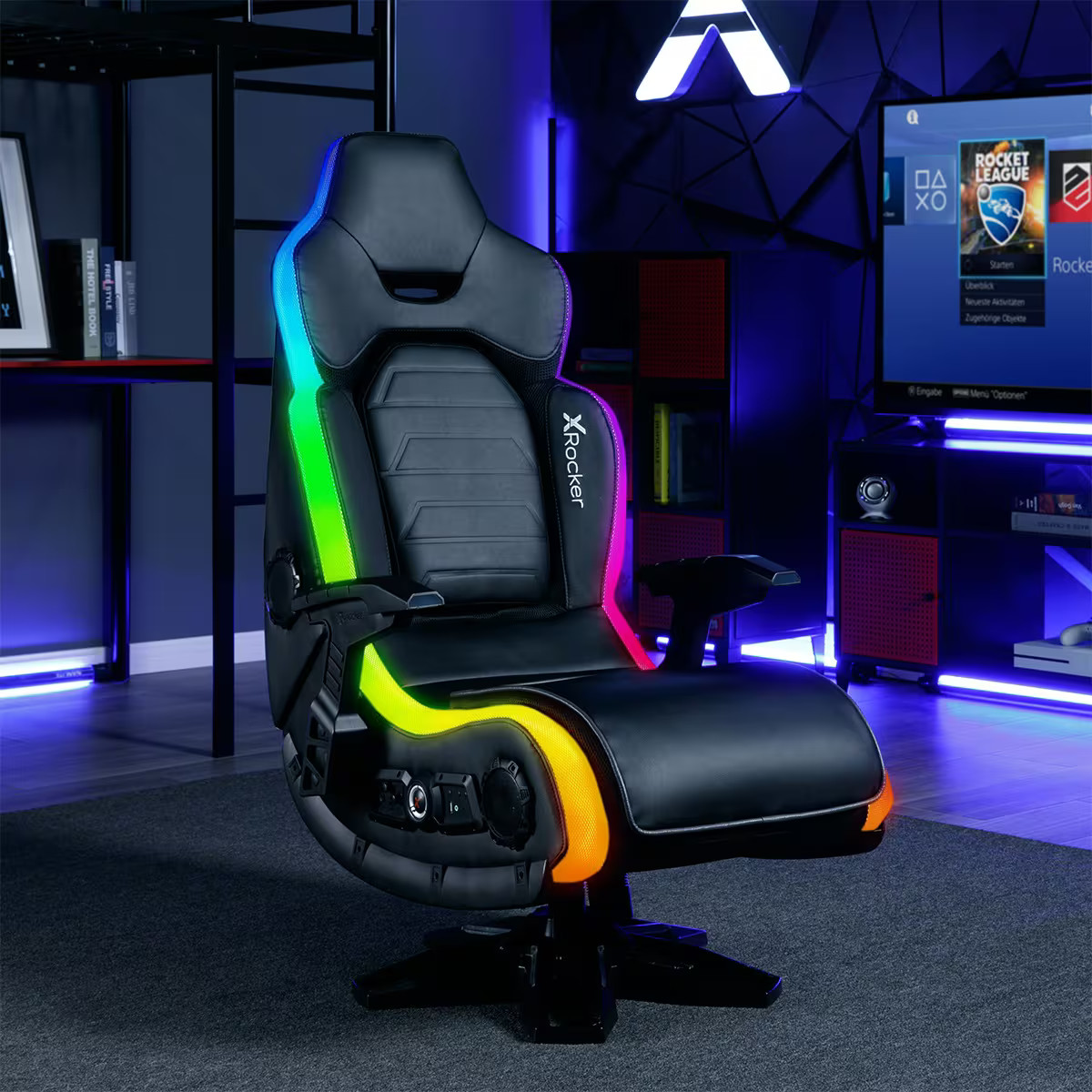 X Rocker – Evo Elite 4.1 Gaming Chair with Built-in Audio Surround Sound Syst…