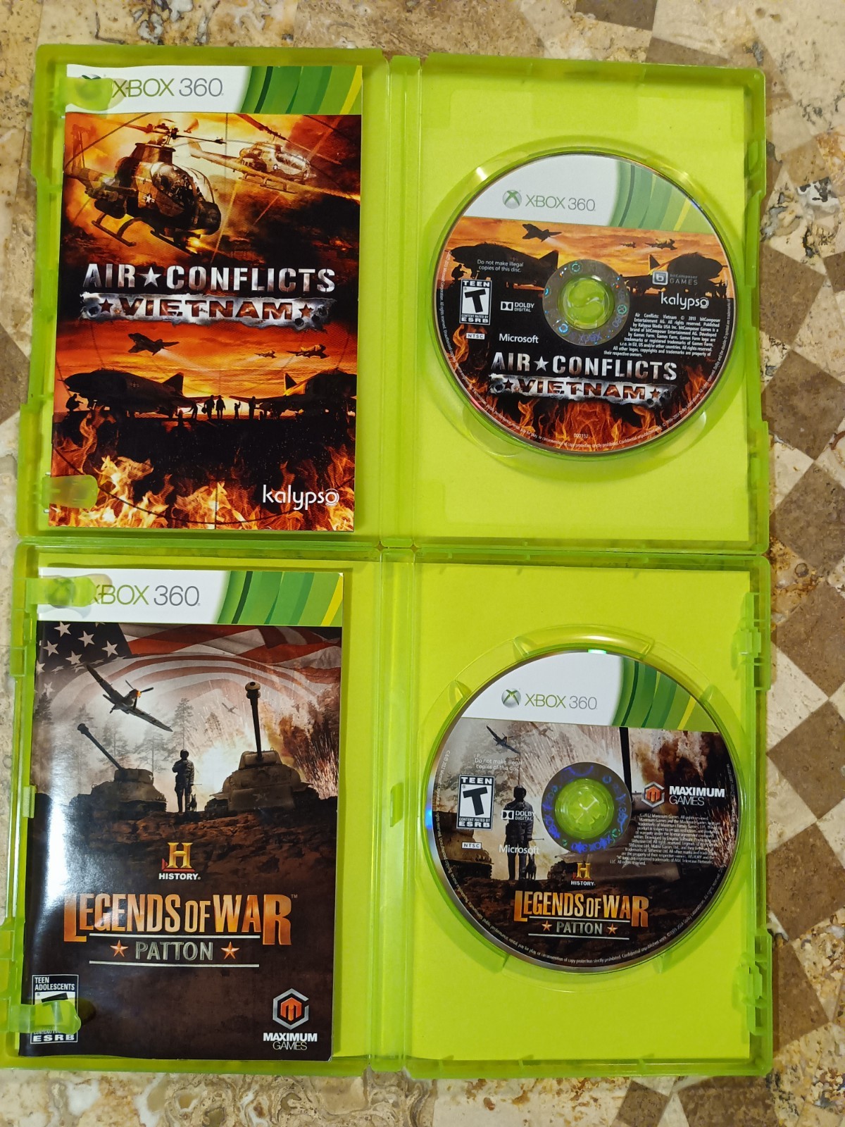 BATTLESTATIONS MIDWAY HEAVY FIRE SHATTERED SPEAR AIR CONFLICTS VIETNAM✨Xbox 360✨