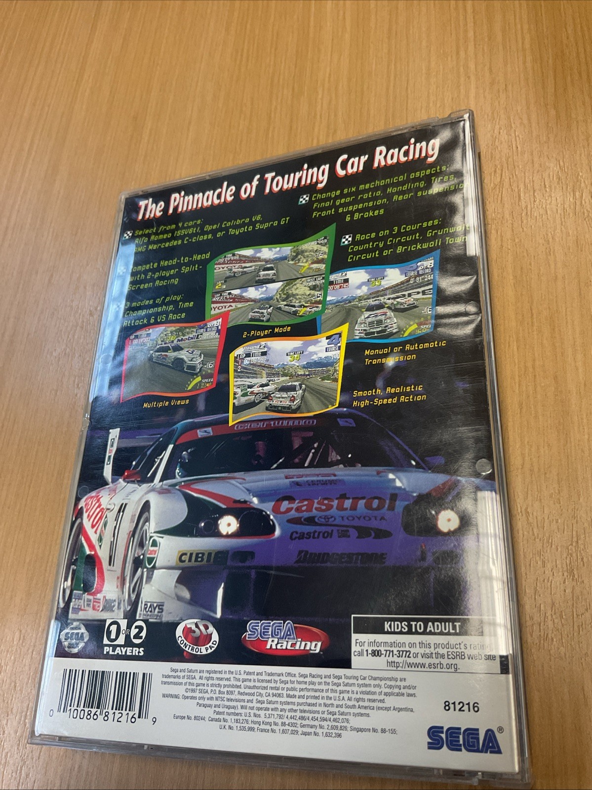 1997 SEGA SATURN SEGA TOURING CAR CHAMPIONSHIP