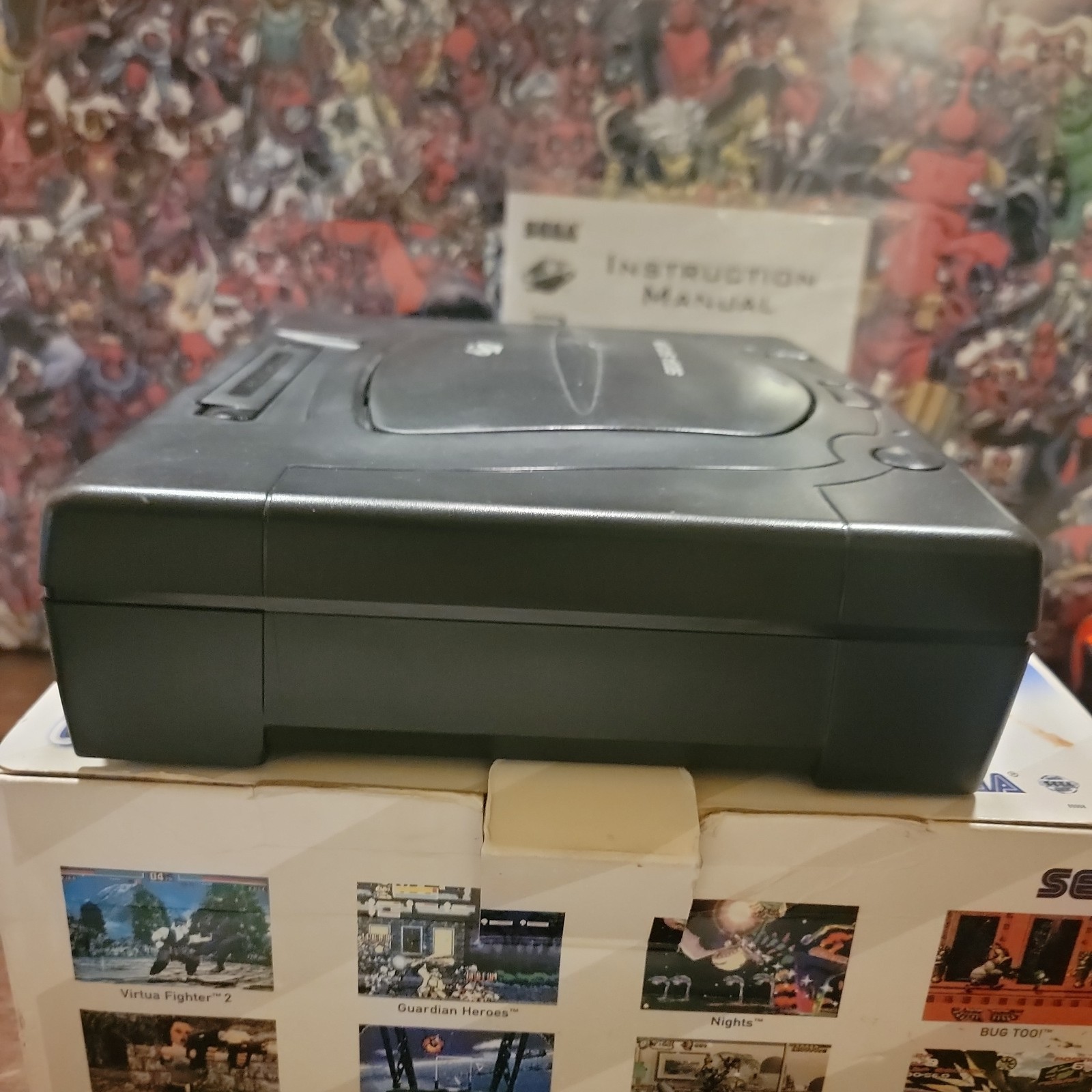 SEGA Saturn Console w/Box – Complete CIB – Tested – Authentic