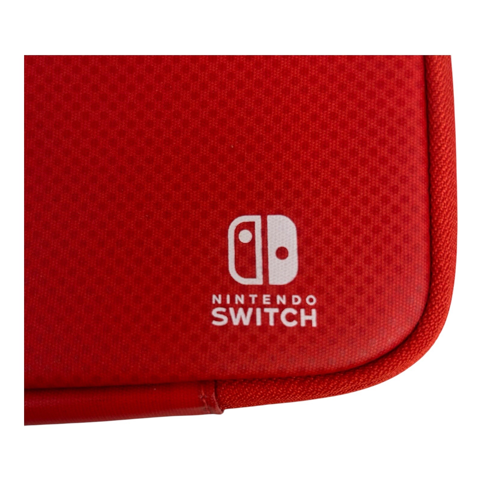 Nintendo Switch Carry Case Travel Mario Bowser Red Black Zip Bag