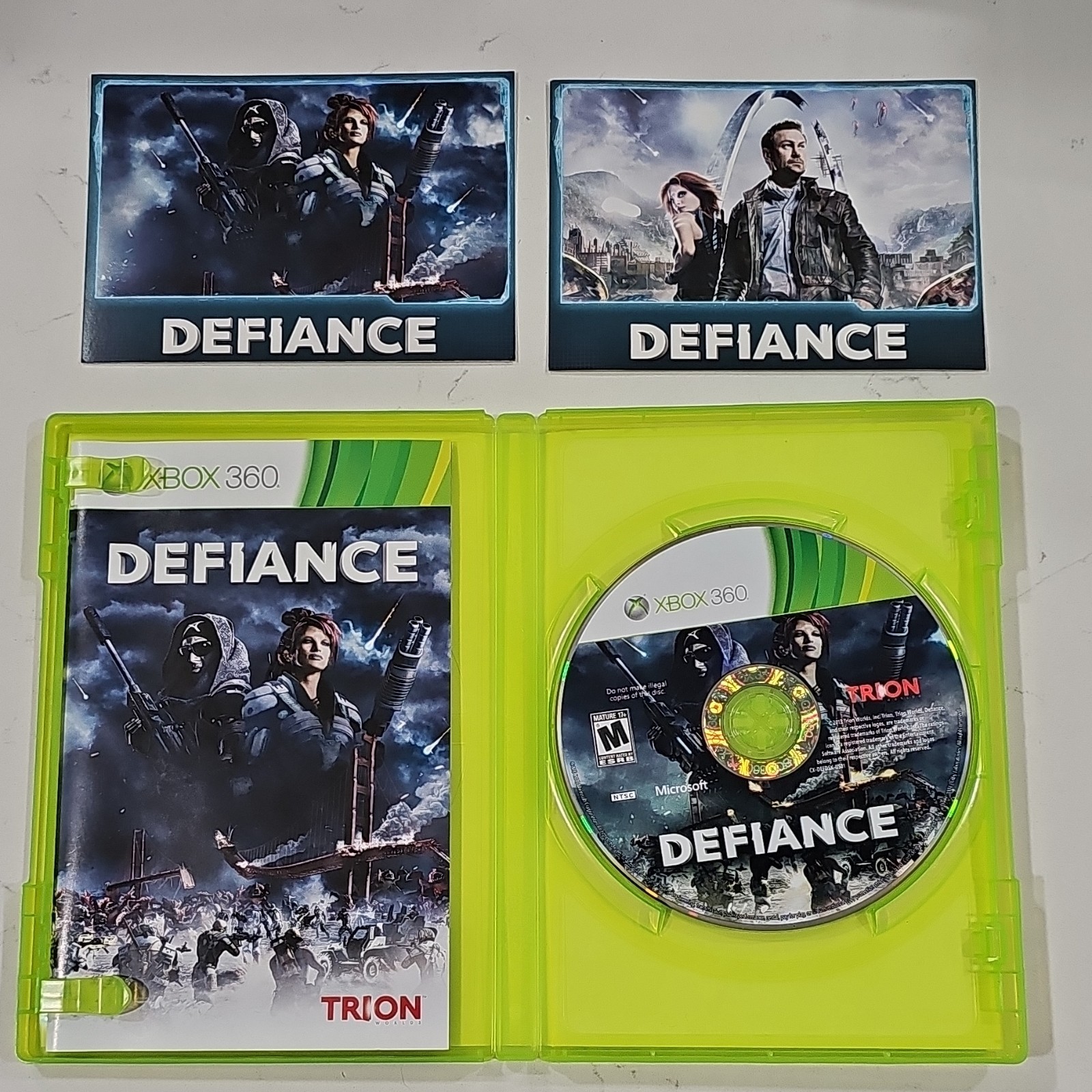Trion Worlds Defiance Xbox 360 Shooter Manual Included NTSC-U/C