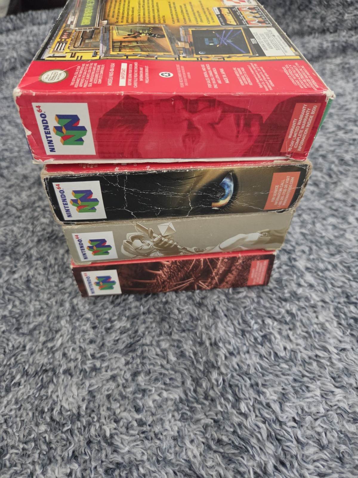 Nintendo 64 Games – Ocarina Of Time / Turok 2 / Hybrid Heaven / Perfect Dark N64