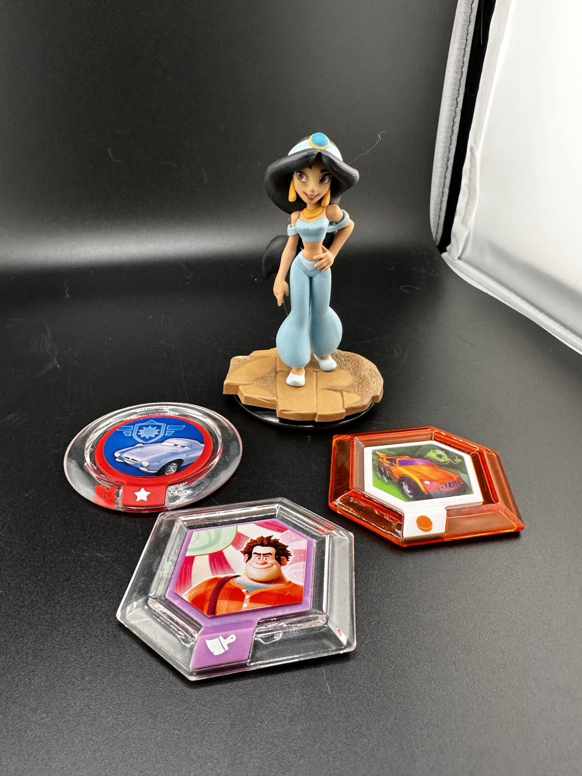 Disney Infinity Power Disc Lot Cars Mike Car Toys R Us Jasmine Wreck It Ralph