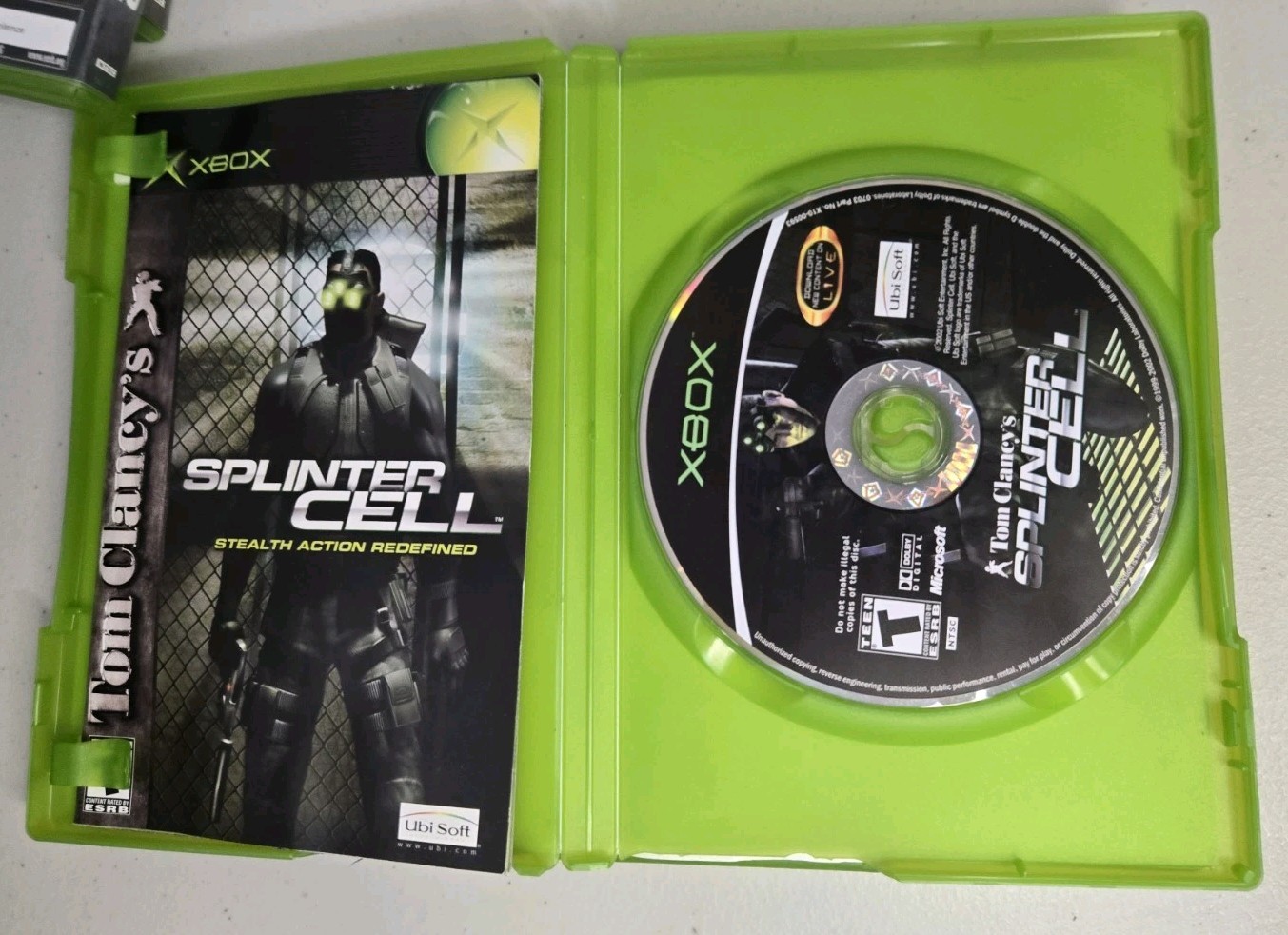 Xbox Lot X 4 Games Tom Clancy’s – Ghost Recon & Splinter Cell -Condition Varies