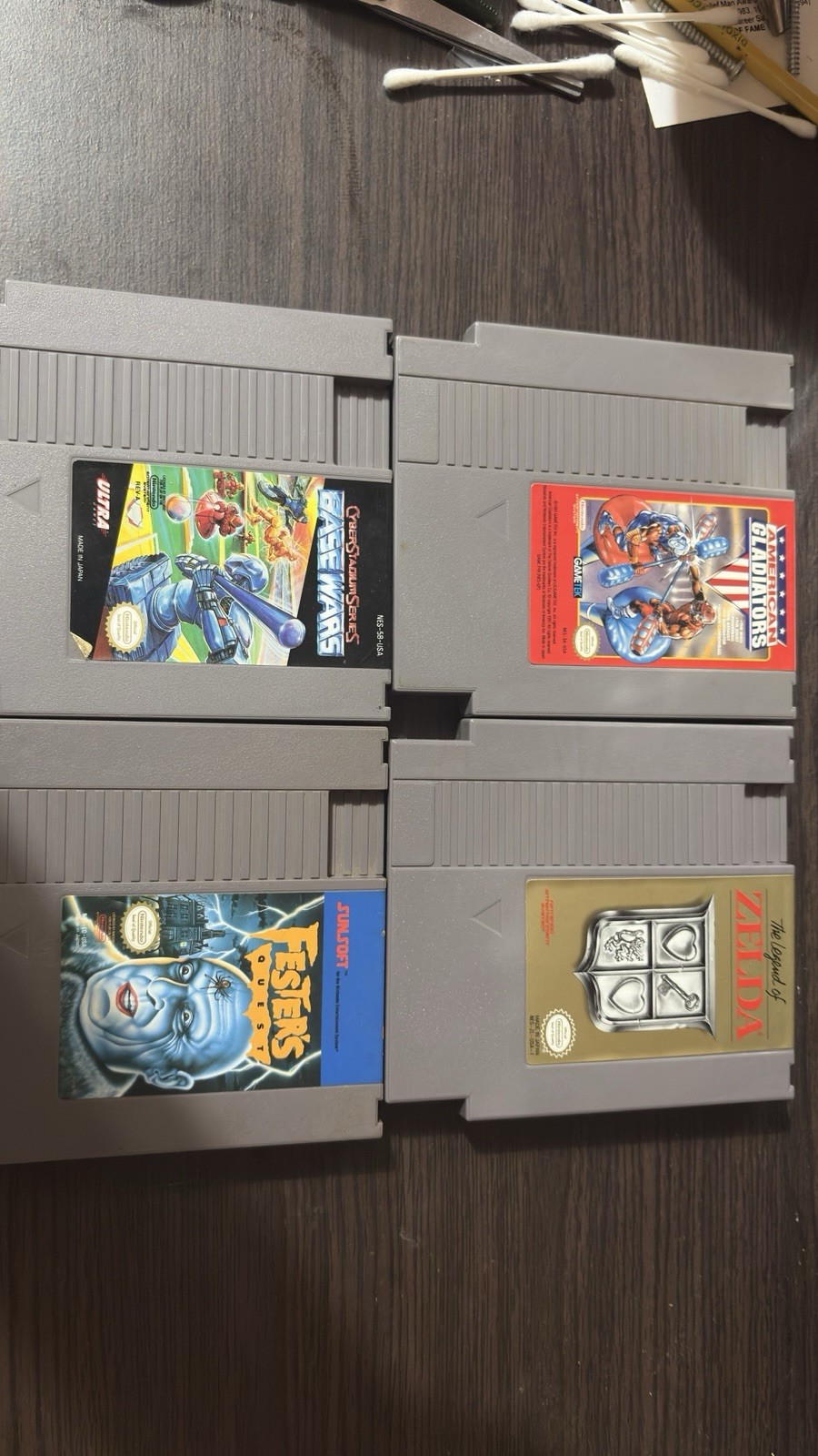 Nintendo entertainment System With Two Controller, Gun, And A Lot Of Games.