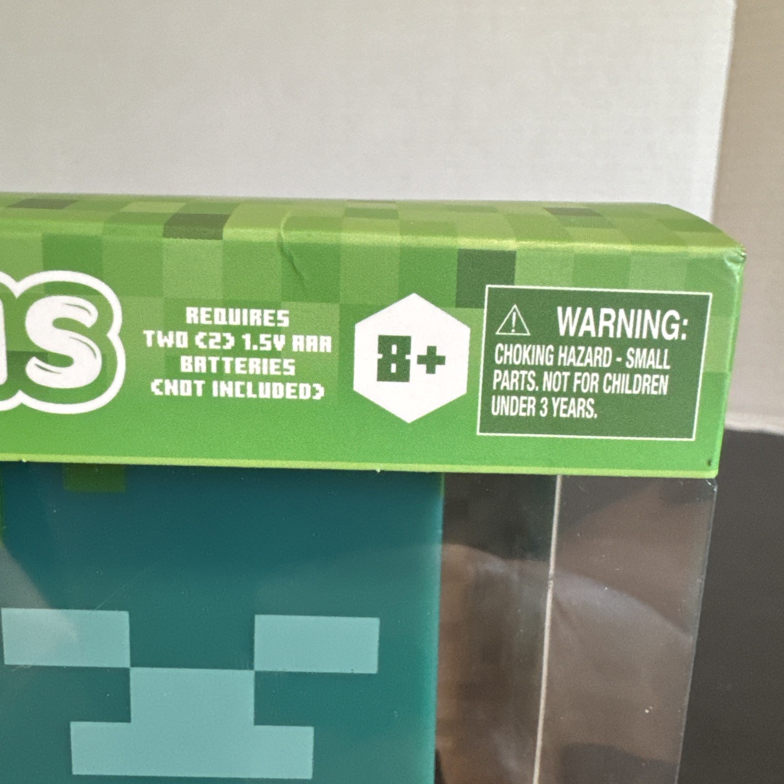 Mojang Minecraft ICONS DROWNED Light Up Collectible 3D Figure #005 Series 1 NIB