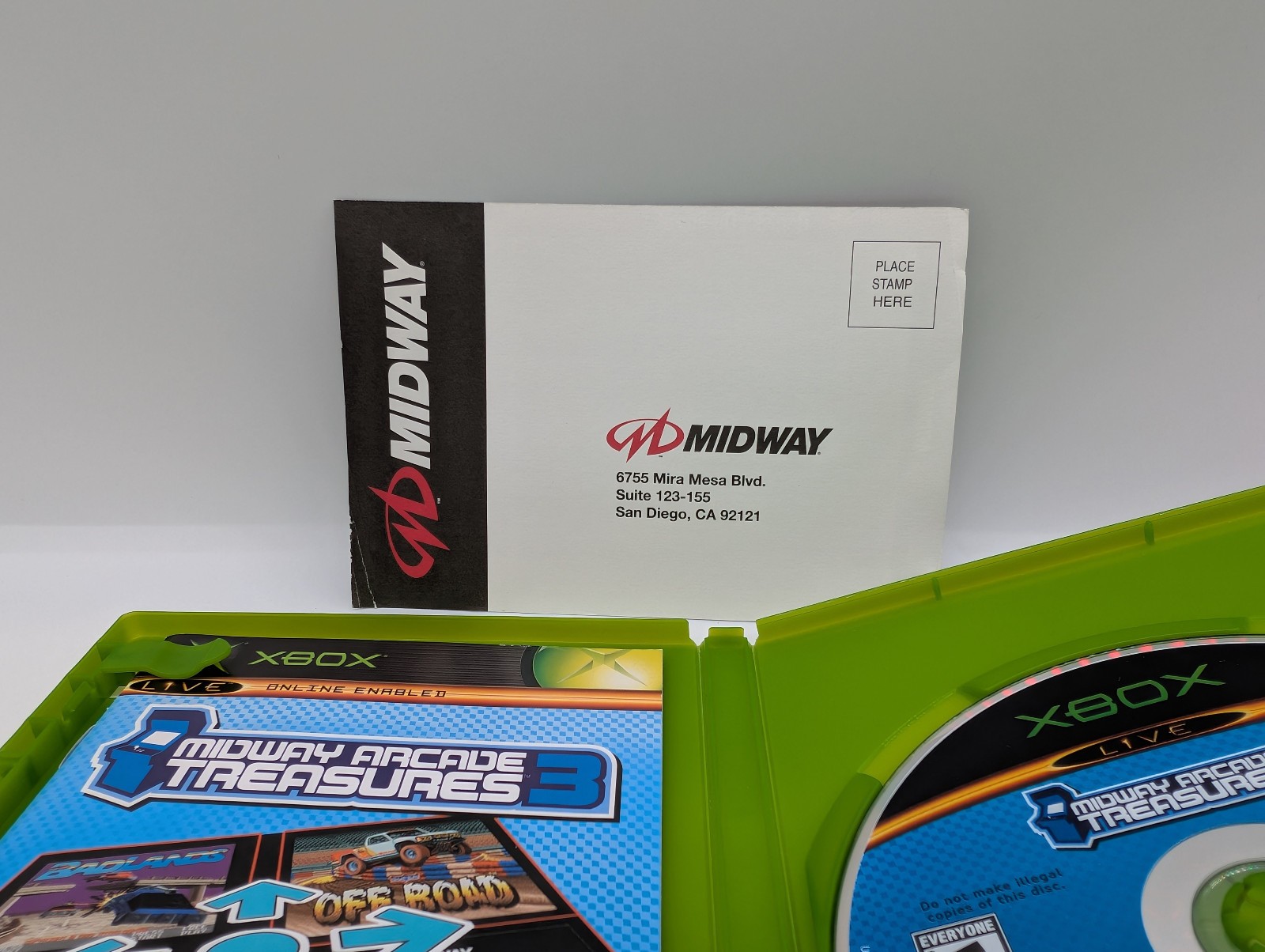 Midway Arcade Treasures 3 (Microsoft Xbox) VERY GOOD COMPELTE! MAIL IT TOMORROW!