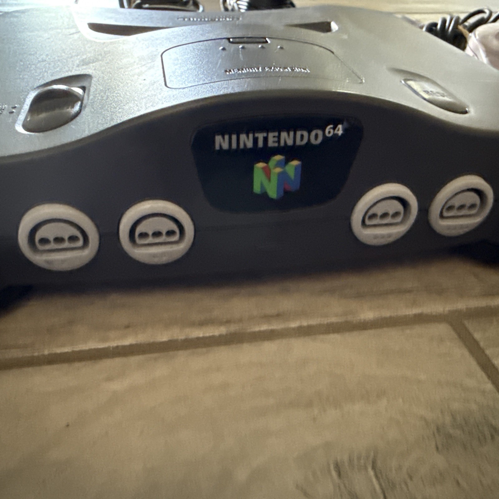 Nintendo 64 N64 Original System Console With 1 Original Controllers & Hook Ups