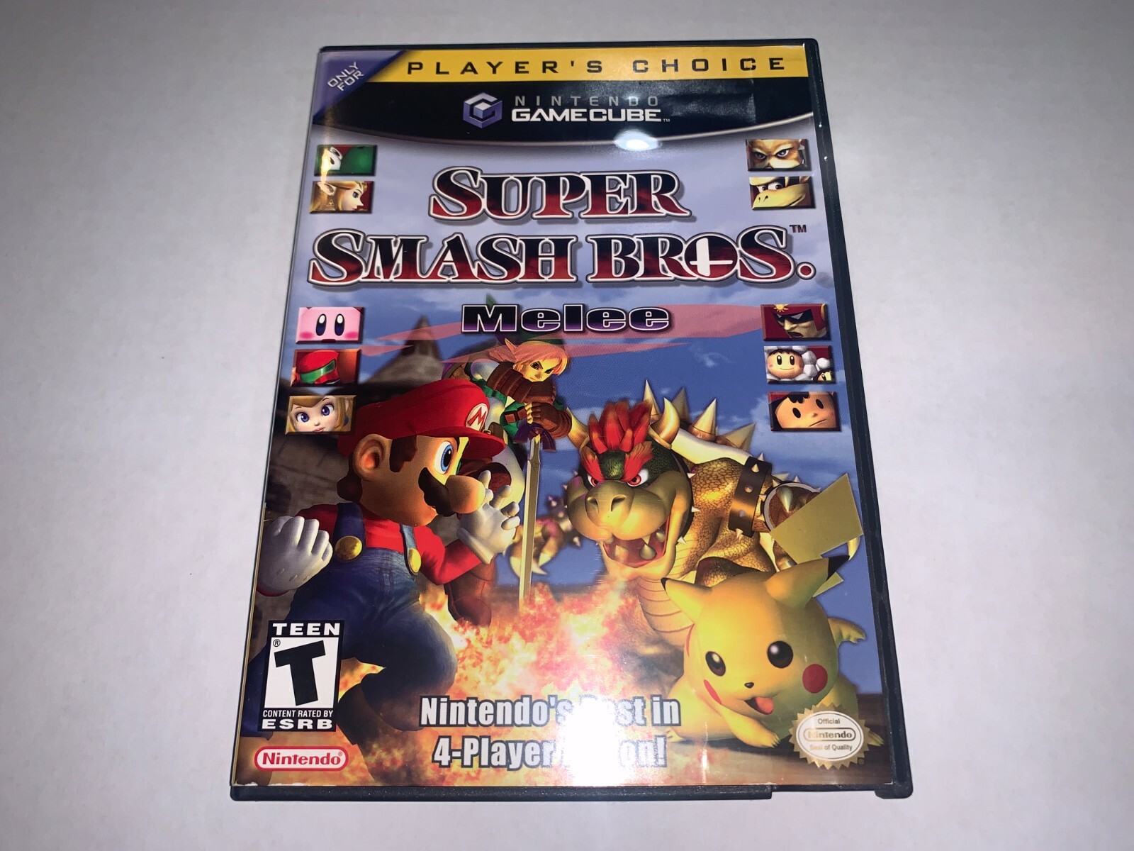 Super Smash Bros Melee (Nintendo GameCube, 2001) **CASE ONLY, NO GAME**