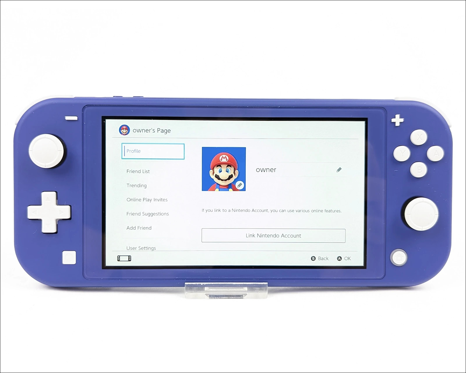 Nintendo Switch Lite Handheld Video Game Console 32GB HDH-001 Purple w/ Case