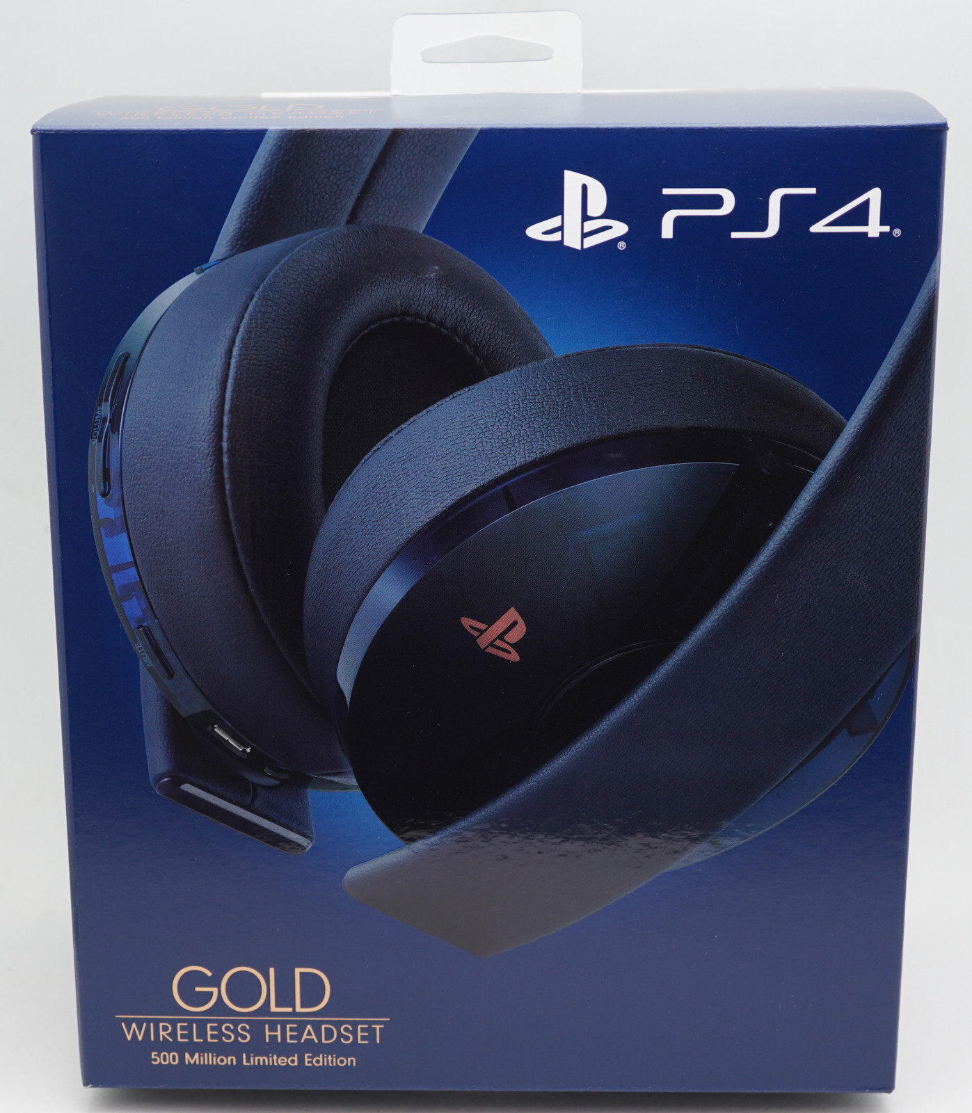 Sony PlayStation 4 PS4 Gold Wireless Headset 500 Million Translucent Blue