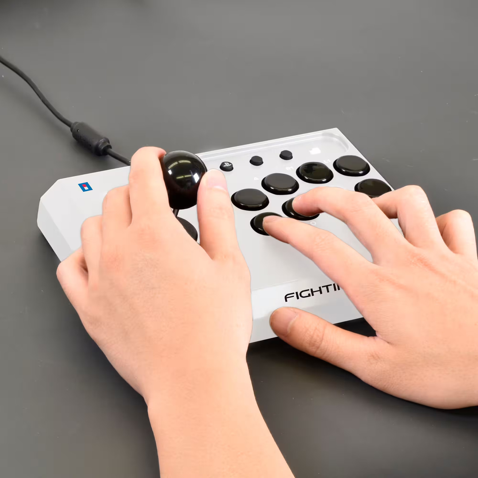HORI Fighting Stick Mini for PlayStation 5 – White