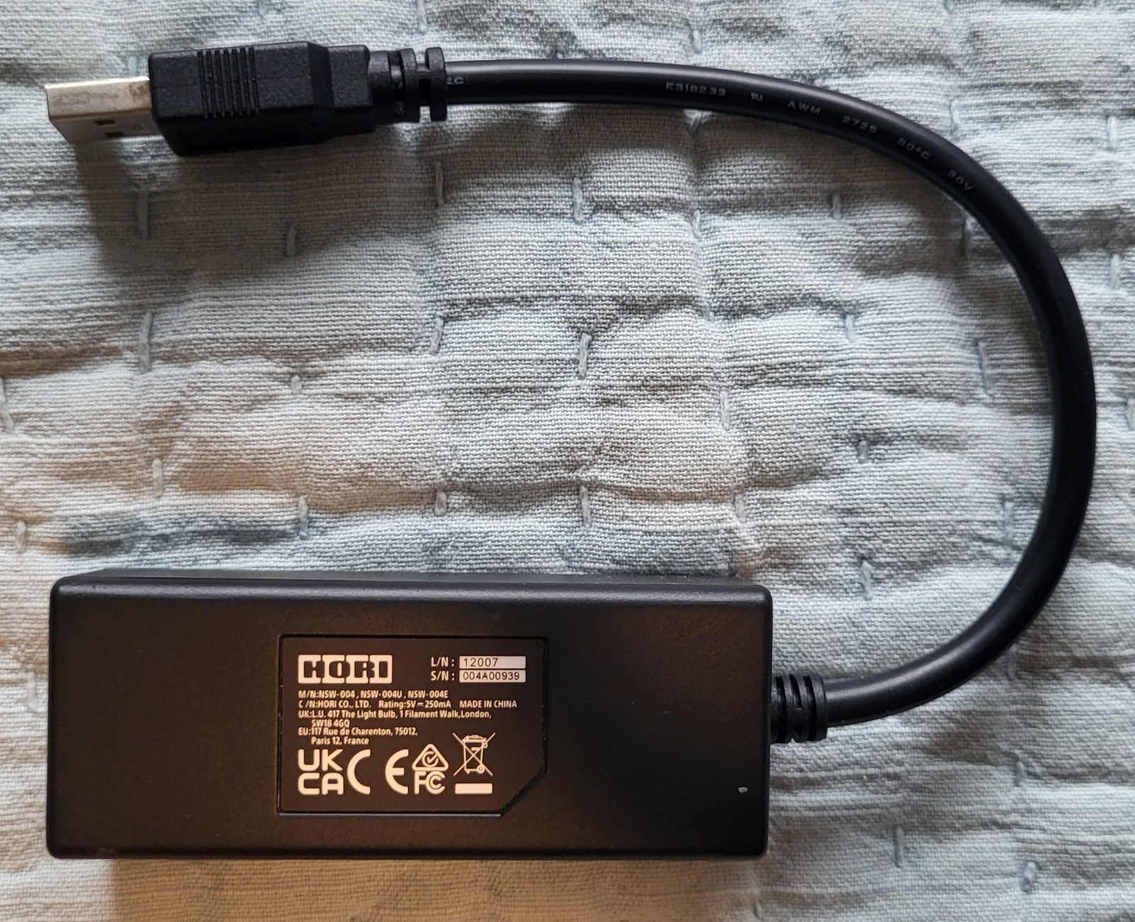 Nintendo Switch HORI Ethernet LAN Adapter