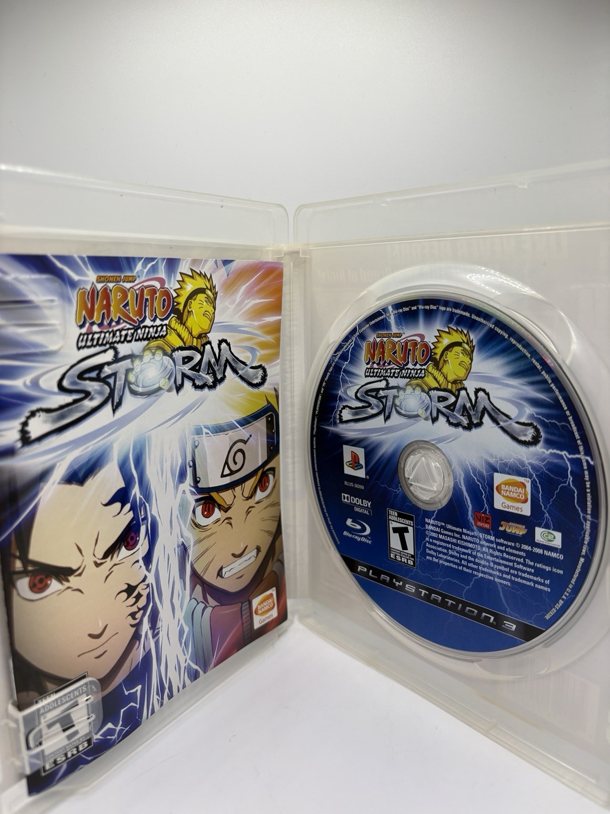 Naruto: Ultimate Ninja Storm (Sony PlayStation 3, 2008) CIB Tested