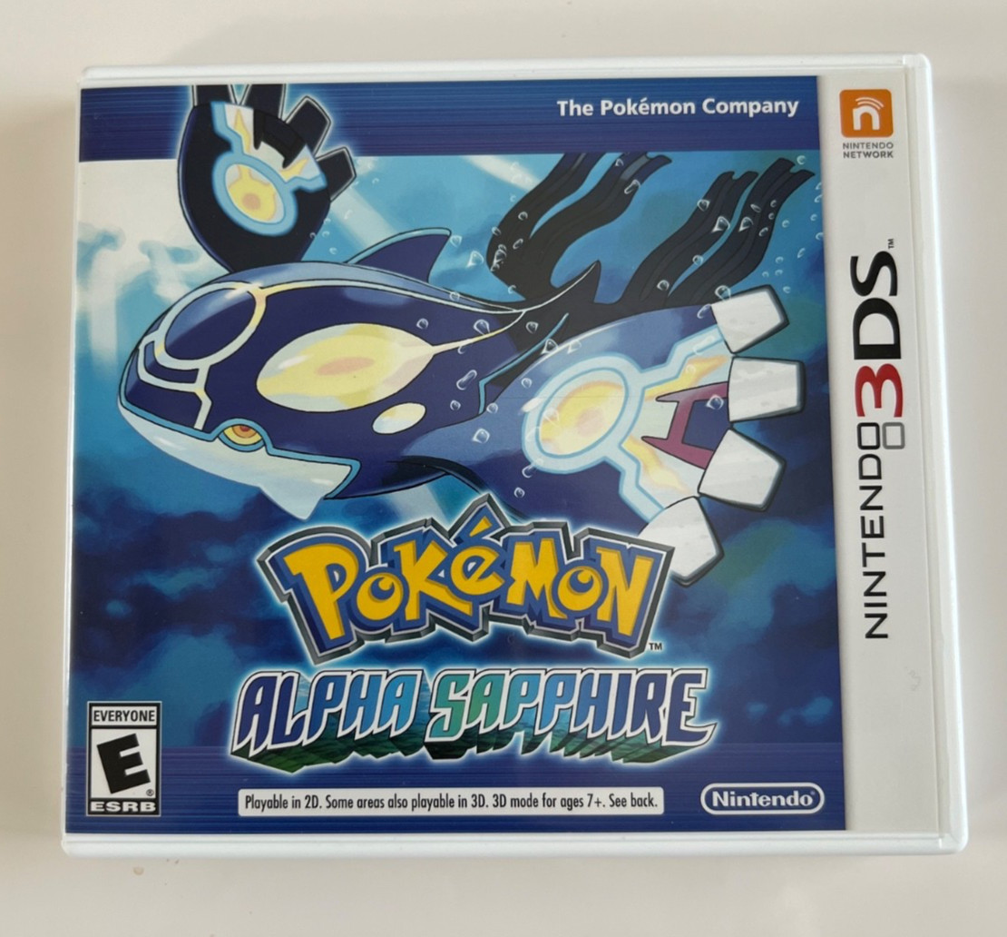 Pokemon: Alpha Sapphire (Nintendo 3DS, 2014) – Authentic – CIB Complete