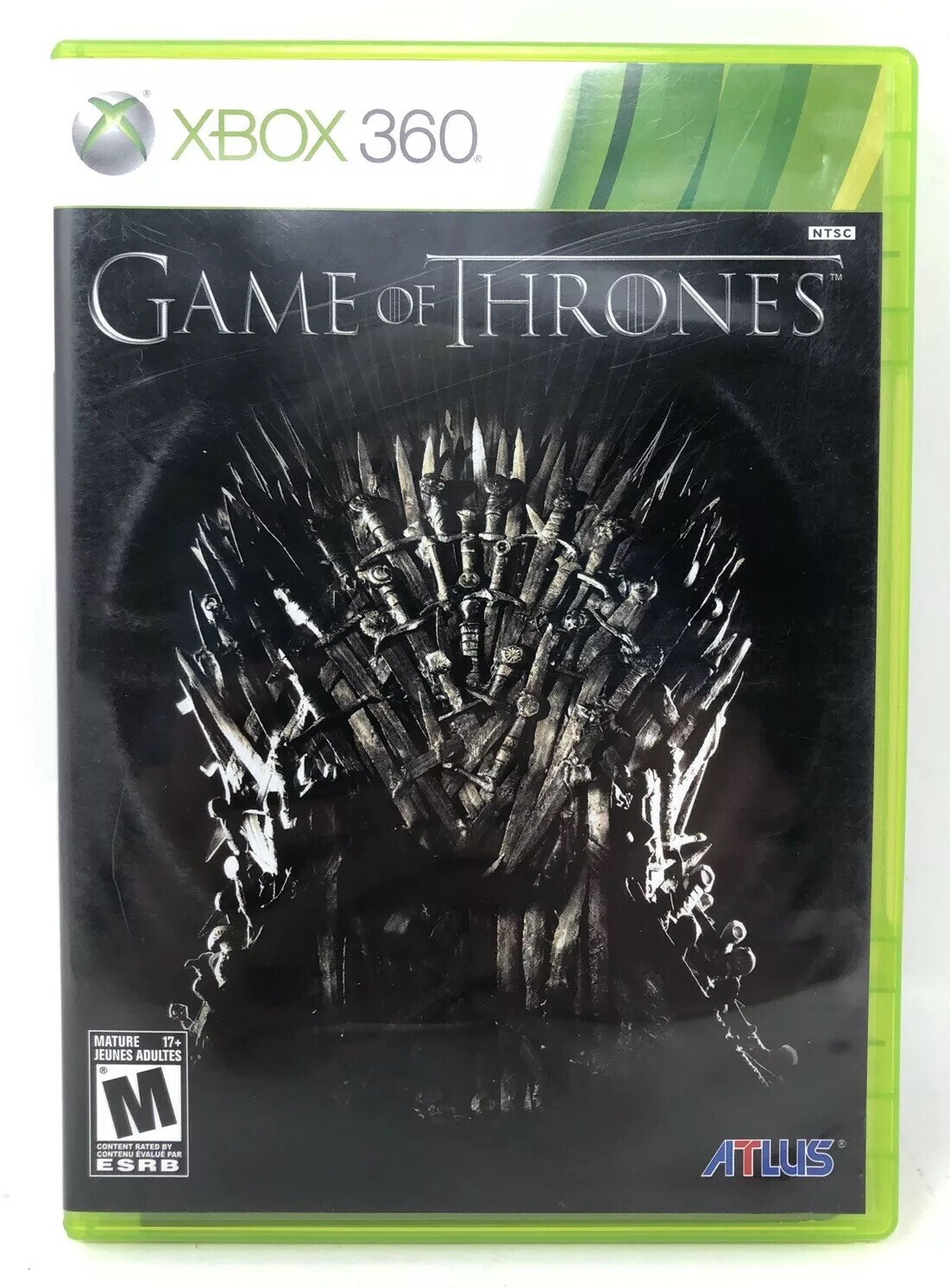 Game of Thrones – Xbox 360 Altus Game – Complete CIB w/Manual EXCELLENT!