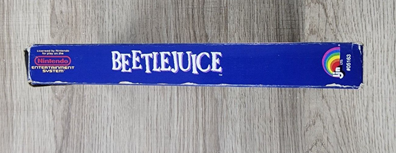 AUTHENTIC USED BOX ONLY – NO GAME – BEETLEJUICE – NES