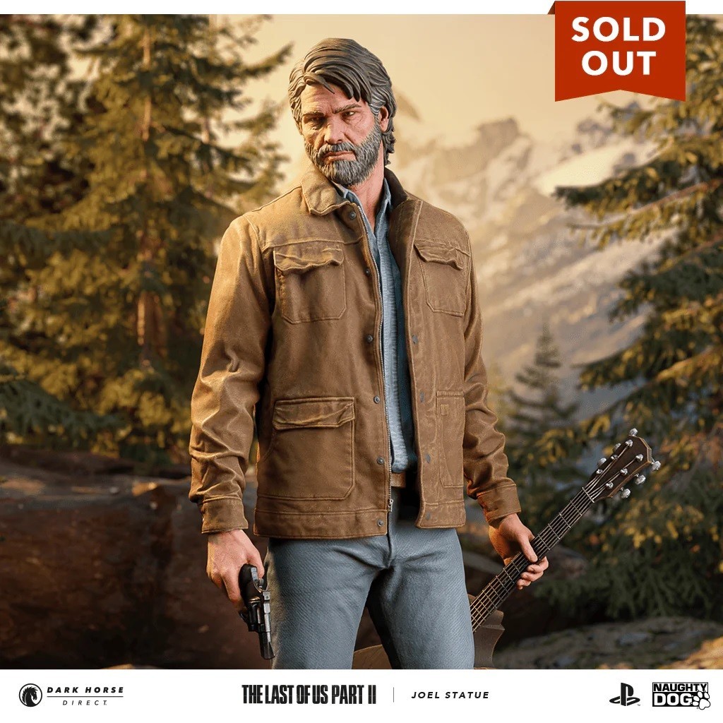 The Last of Us Part II: JOEL Statue 14″ – Dark Horse, LIMITED to 2500, PS5, Abby