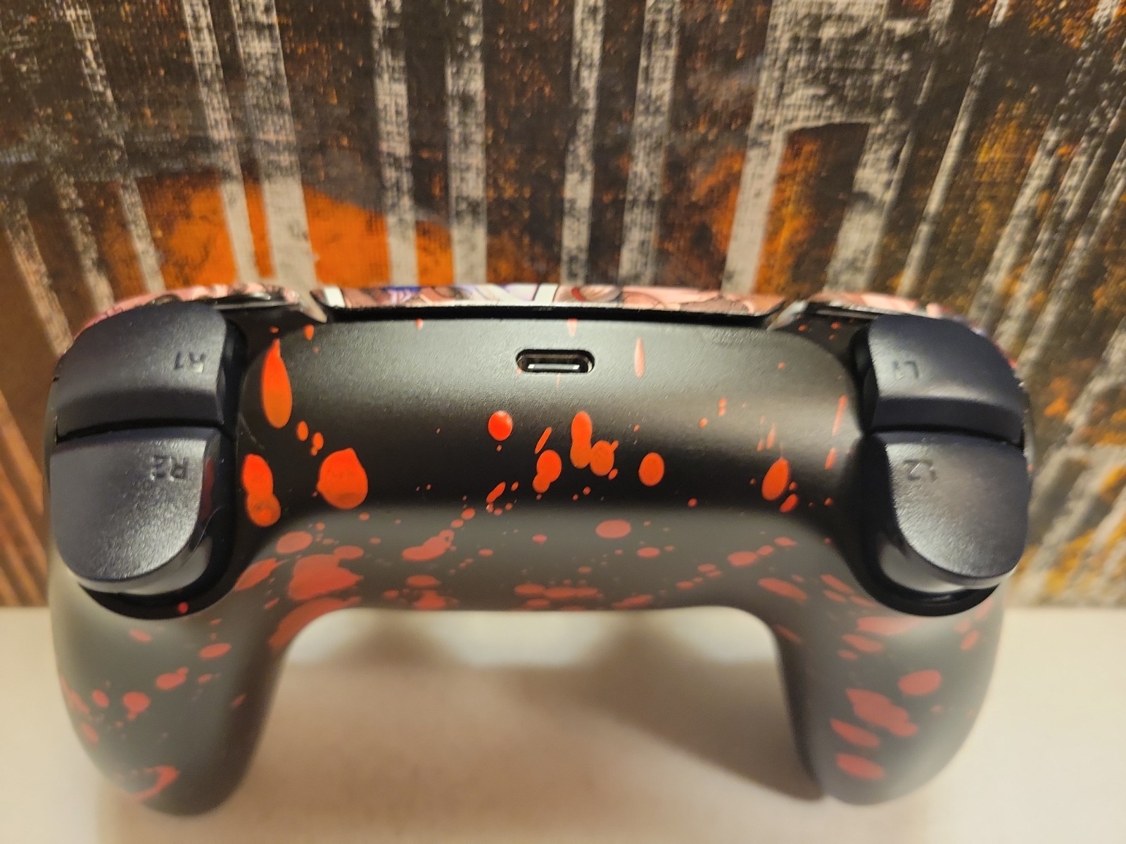 TMR Analogs Full Clicky Kit Custom Harley Quinn Hydro Dip Ps5 Controller