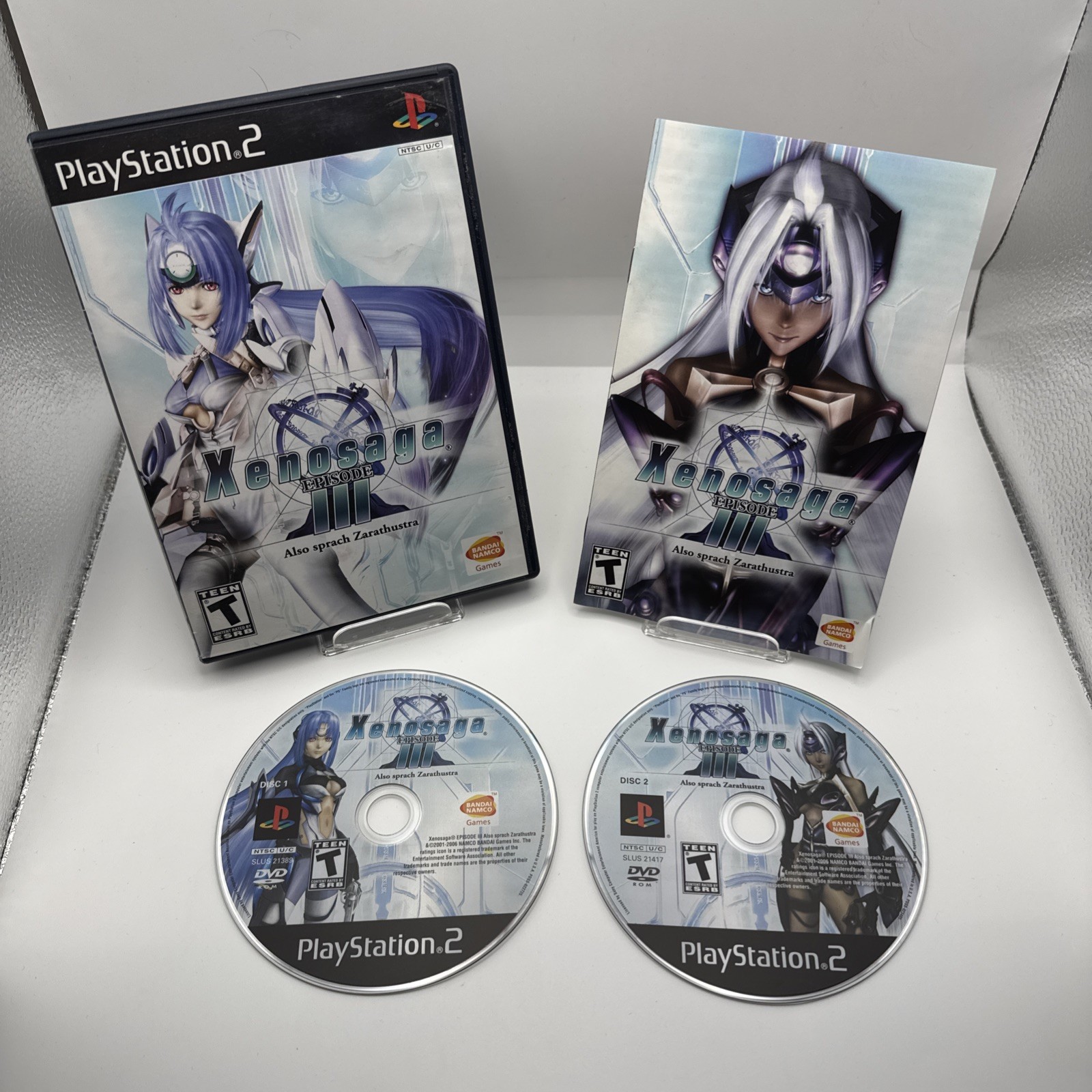 Xenosaga Episode III Also Sprach Zarathustra PS2 CIB Complete Tested