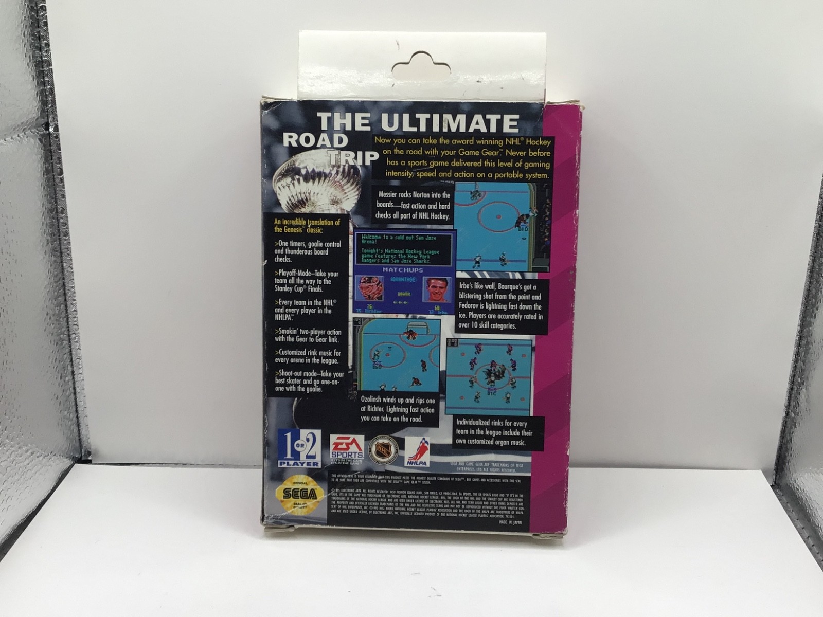 NHL Hockey Sega Game Gear, 1994 Complete w/Manual CIB