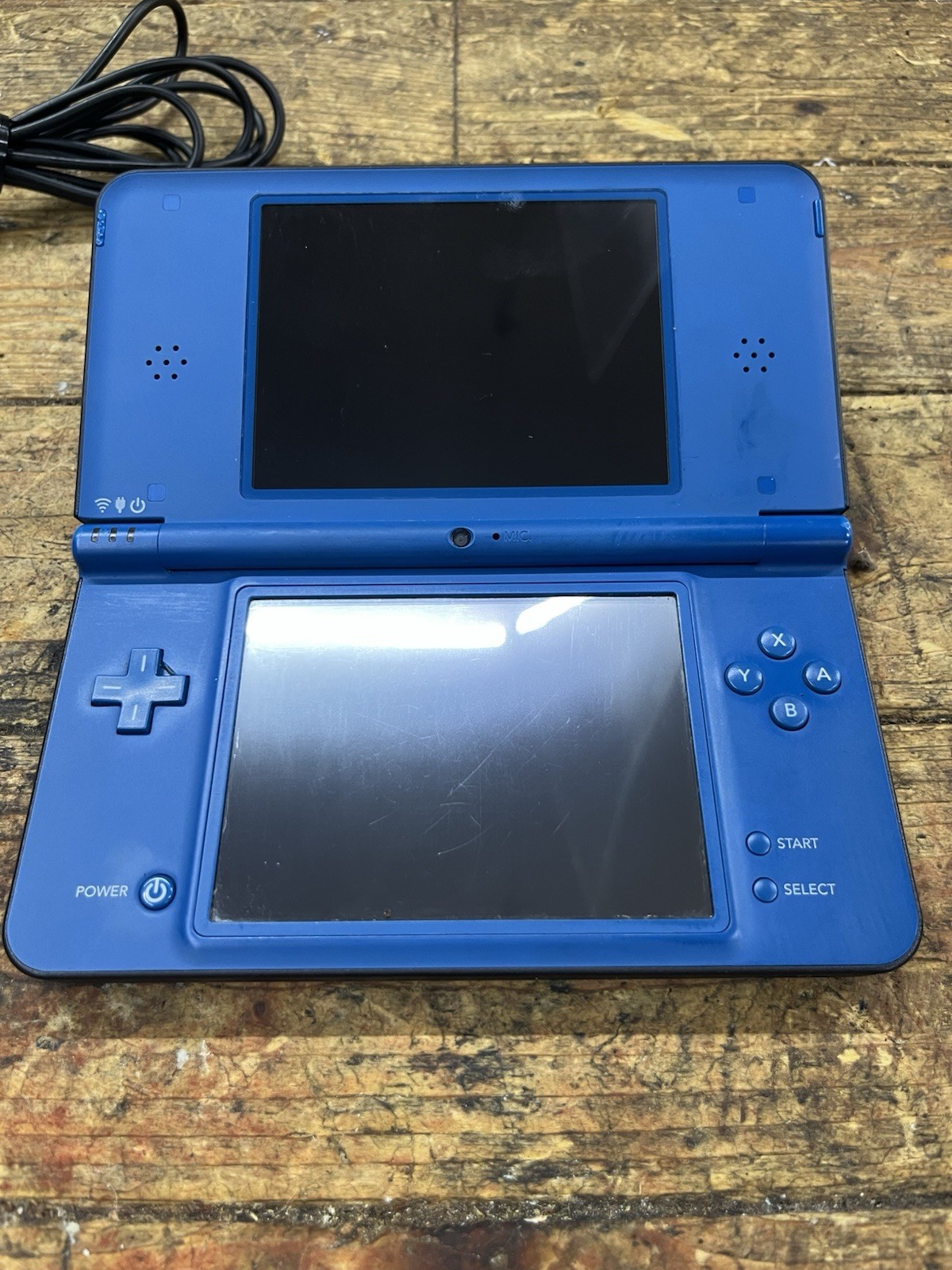 Nintendo DSi XL Blue/Black Handheld Console Wi-Fi Charger Cable & Zoolz Game