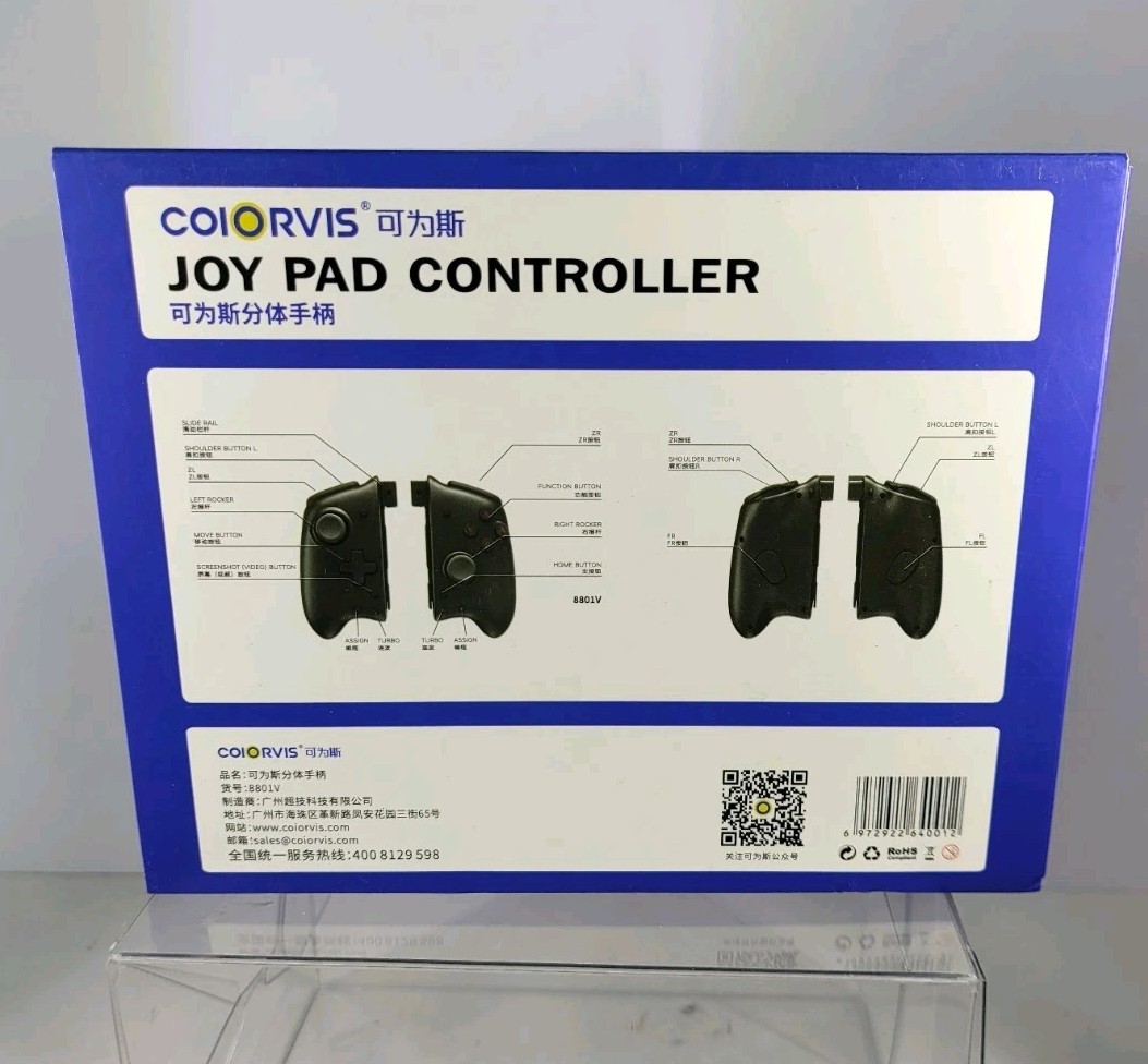 Nintendo Switch Joy Pad Controller Back Button Turbo Motion Control By COLORVIS