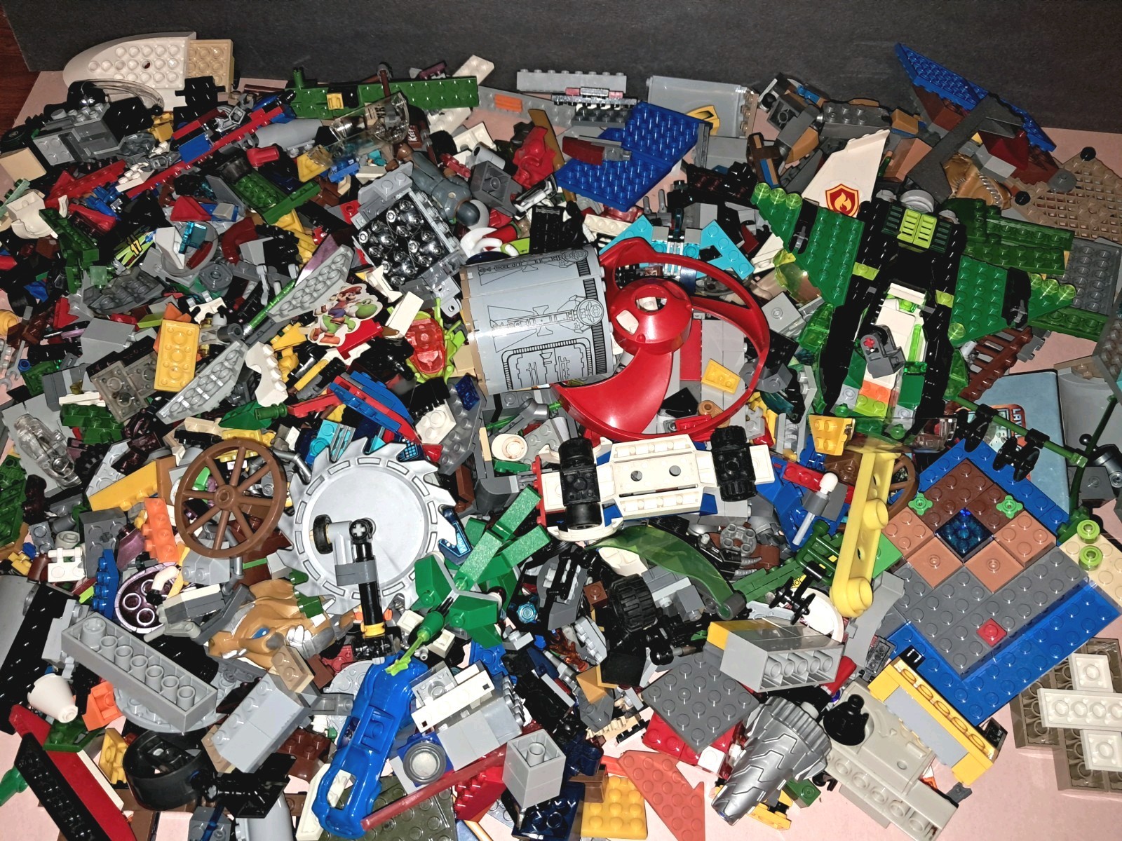 Bulk LEGO Lot 6lb 3oz + PS4 Dimensions Portal Ninjago Marvel DC No Minifigs