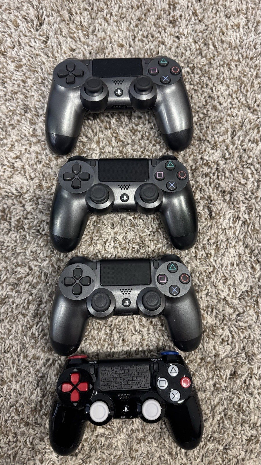 PlayStation 4 Dualshock Wireless Controllers Lot – Tested (12)