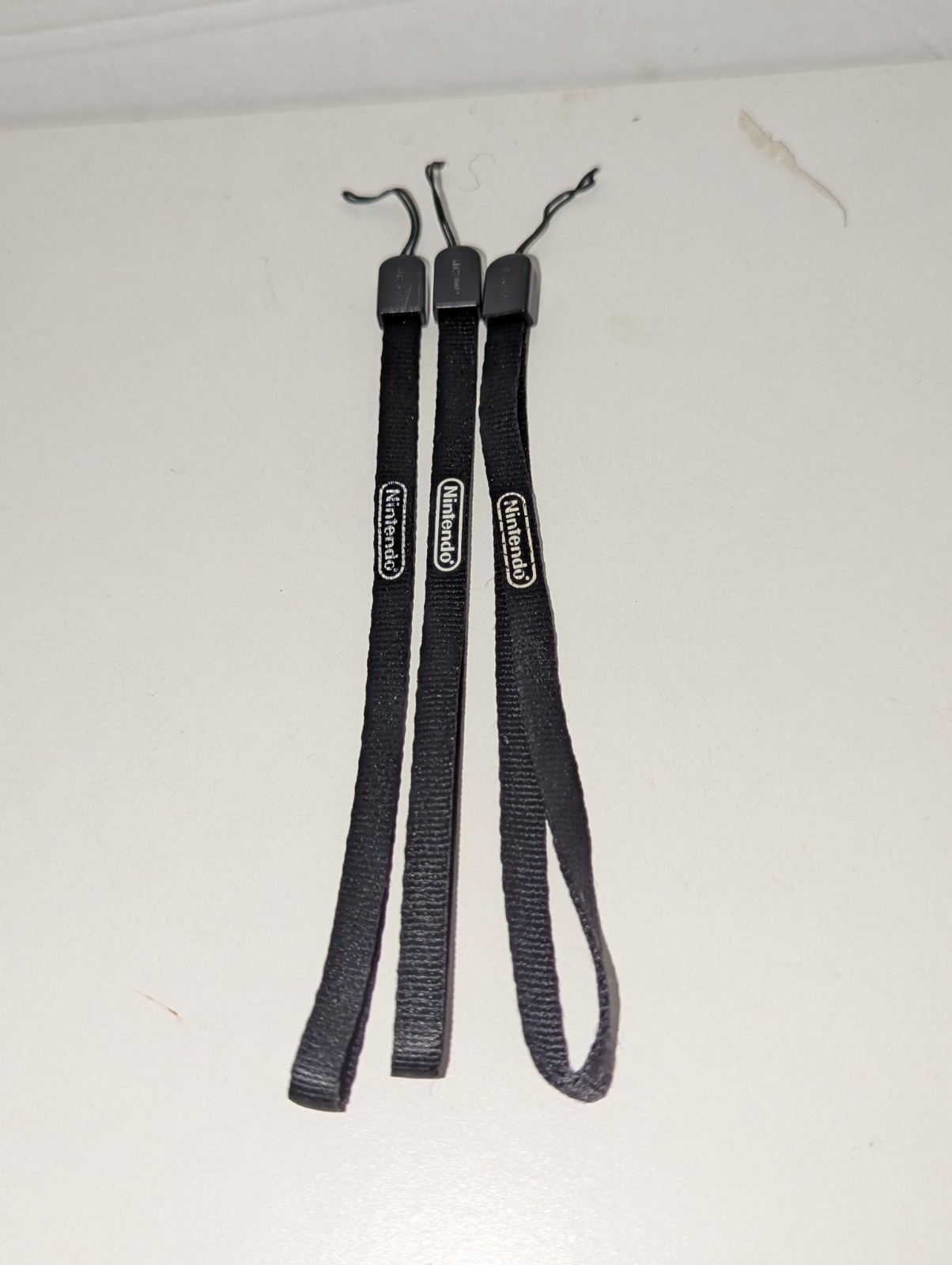 Lot Of 3 GENUINE OEM Nintendo DS Lite Black Wrist Strap Lanyard NTR-009