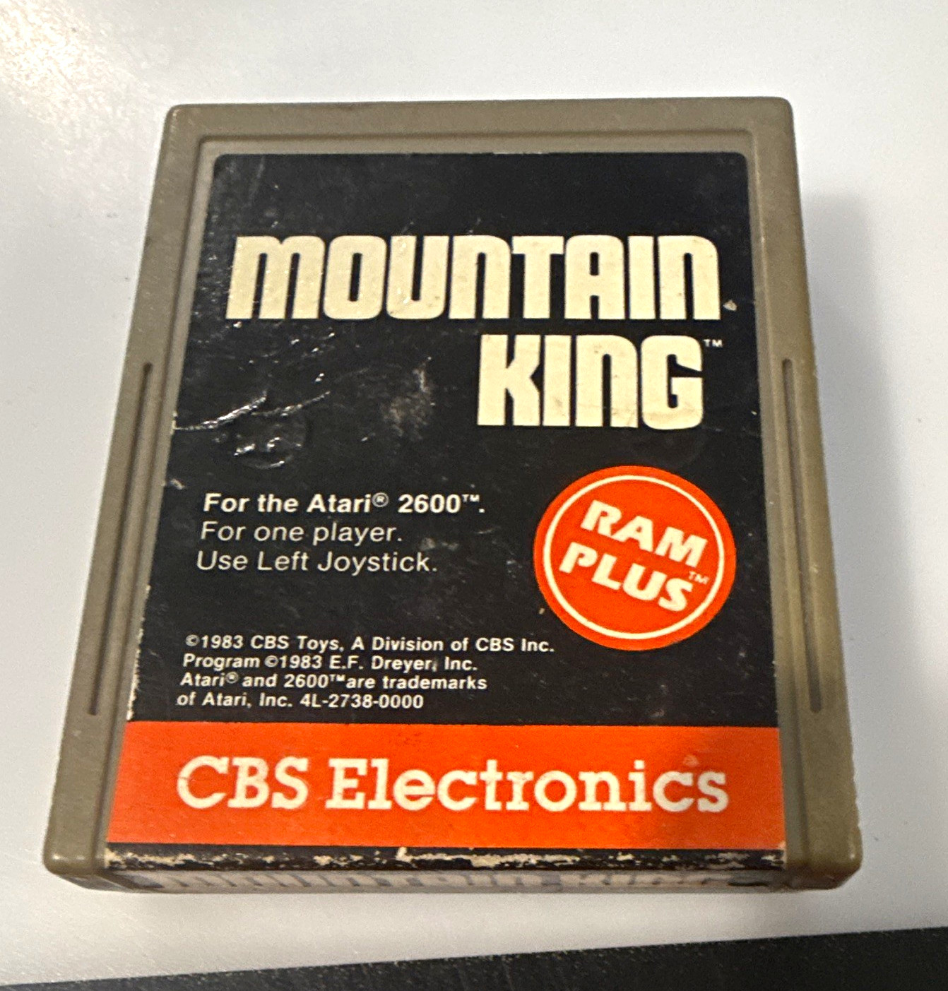 CBS Electronics Mountain King RAM Plus for Atari 2600 (1983)
