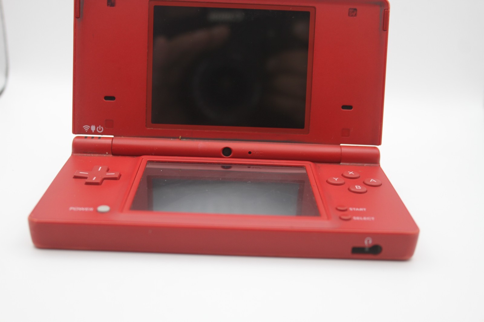 Nintendo DSi red Handheld System With 3 games + Tested – NO charger