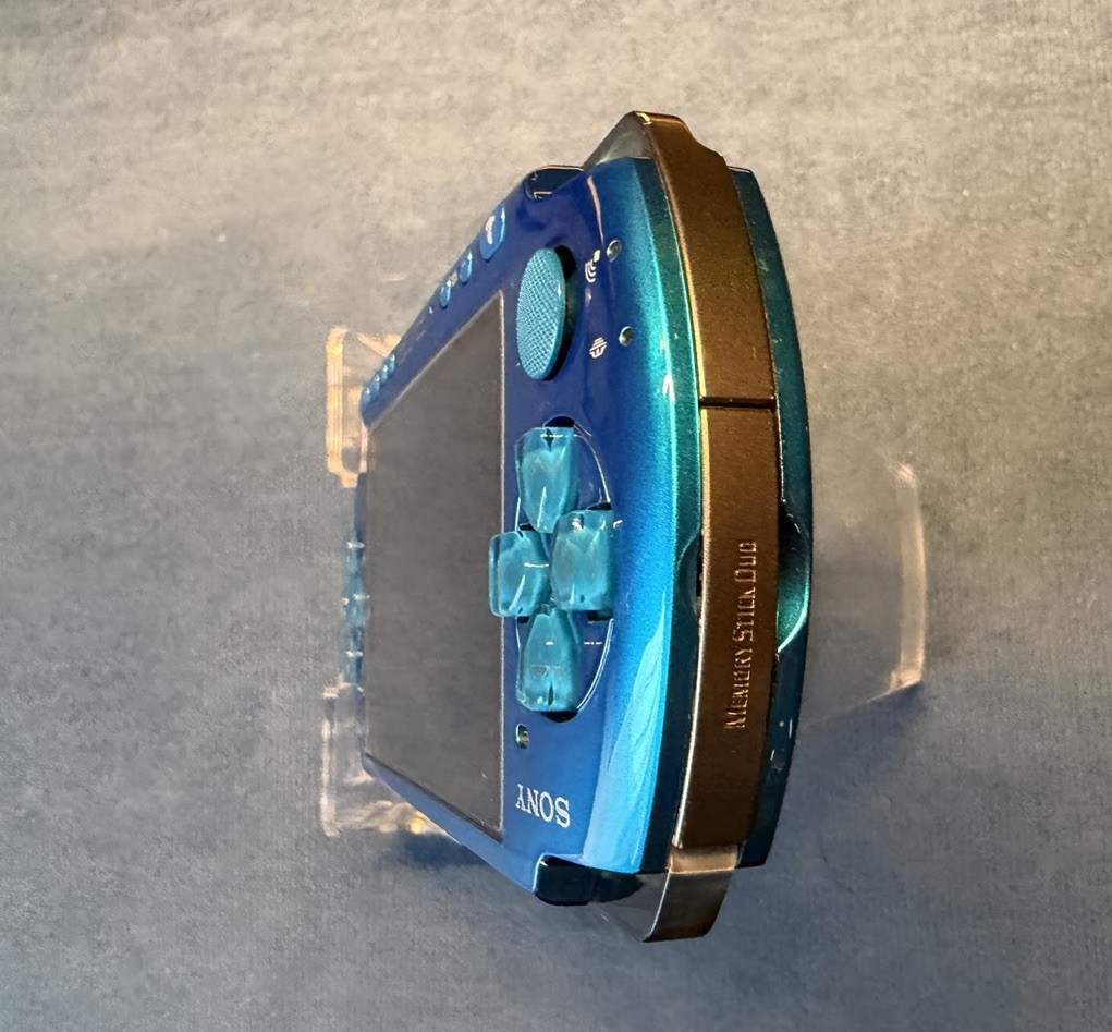 Sony PSP-3000 Vibrant Blue CIB Complete In Box Excellent Condition