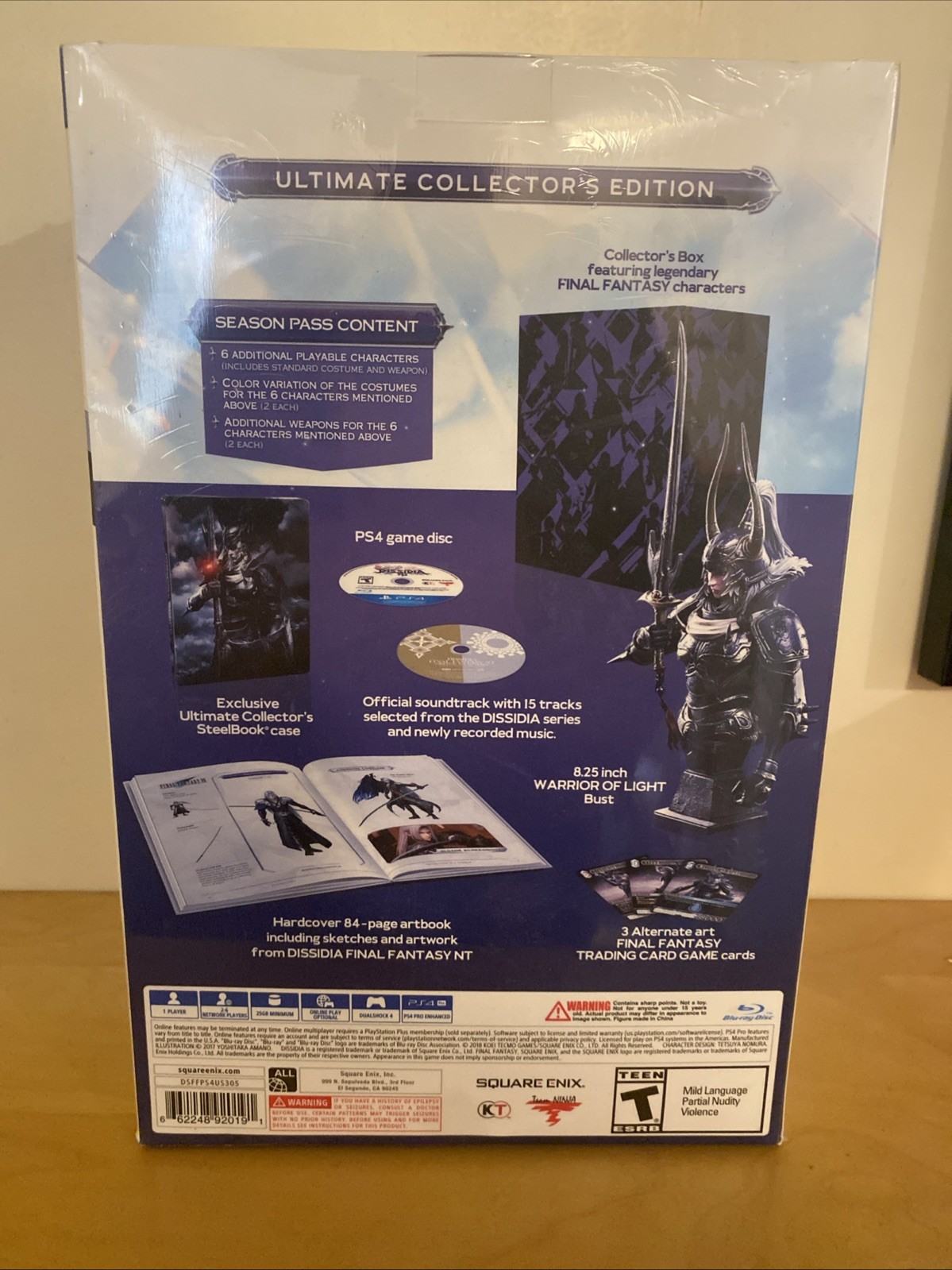 Dissidia Final Fantasy NT Ultimate Collector’s Edition PS4 Playstation 4 NEW