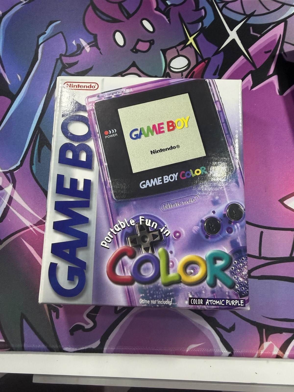Nintendo Game Boy Color Handheld System – Atomic Purple – Factory Sealed New