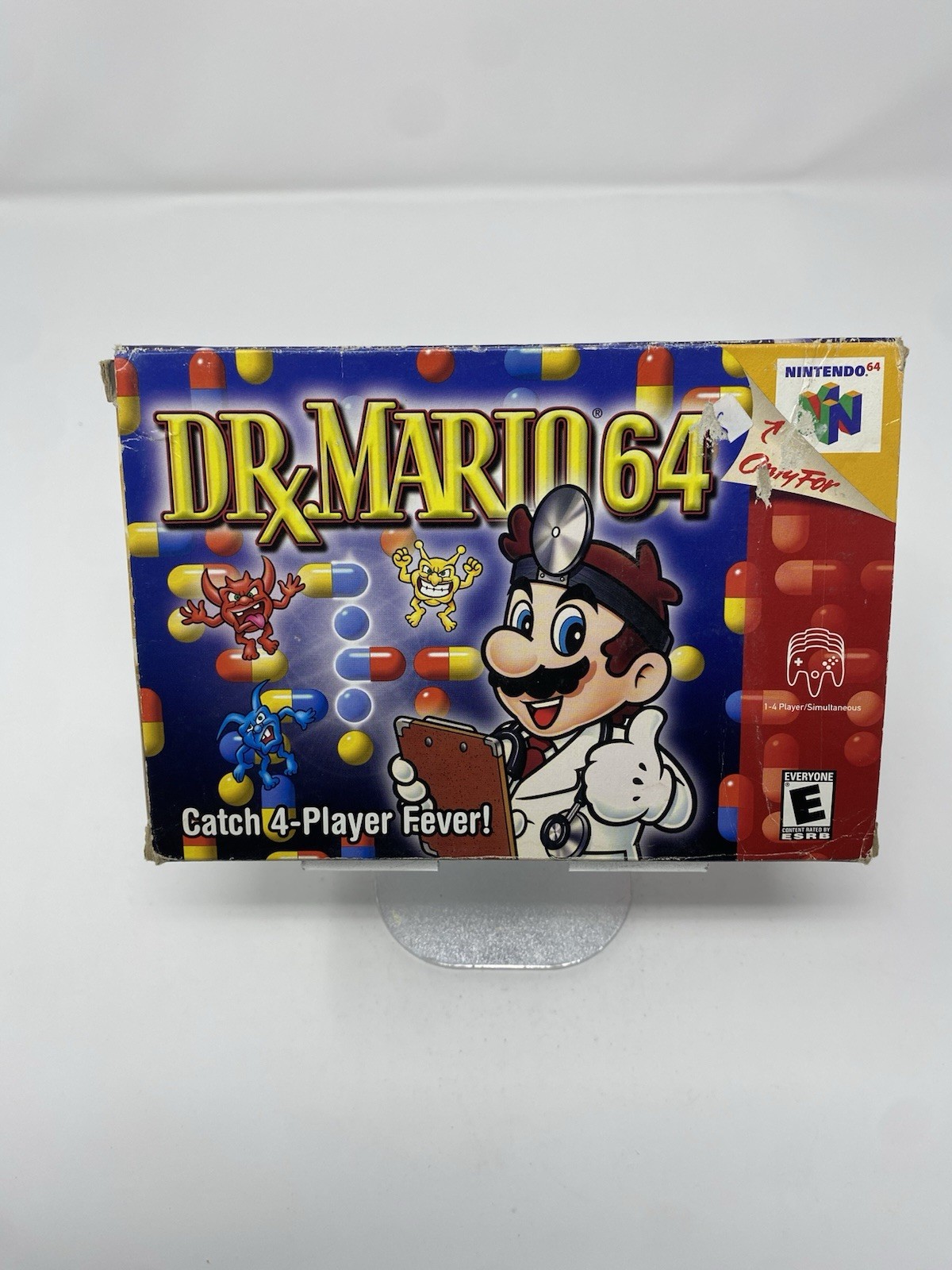 Dr. Mario 64 N64 Game Box Manual Complete Authentic Nintendo