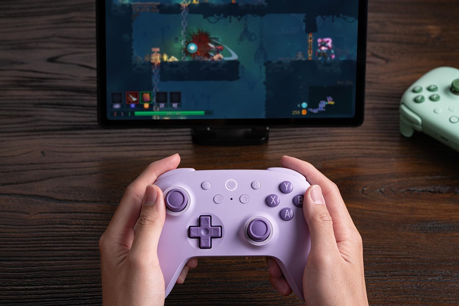 Ergonomic Wireless Game Controller for PC/Android – 13 Buttons, Turbo Function