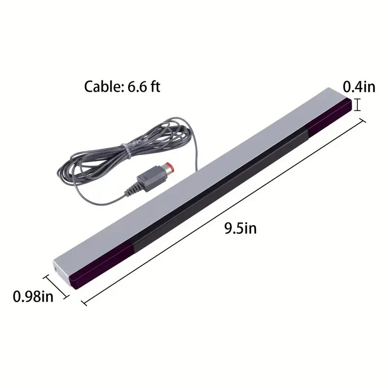 Wired Infrared Motion IR Signal Ray Sensor Bar for Nintendo Wii Wii U Remote