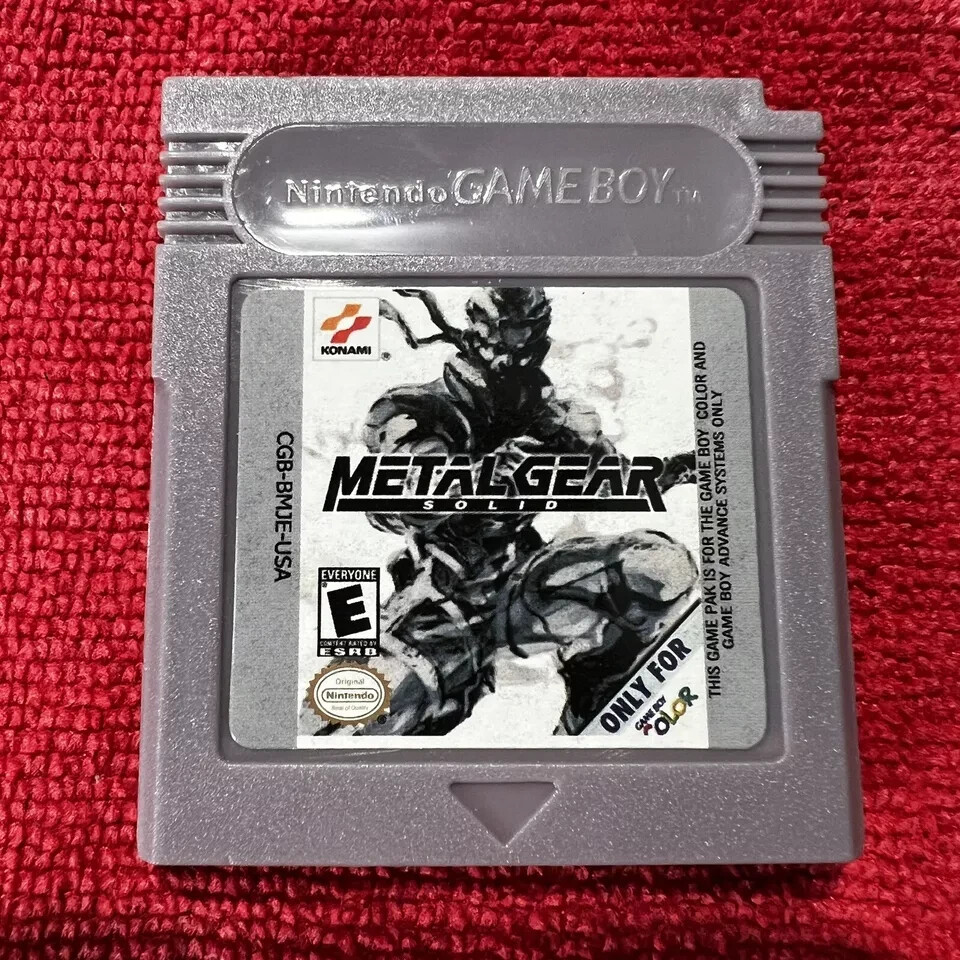 🔥 LIMITED RUN Metal Gear Solid Nintendo Game Boy Color GBC GBA TESTED SAVES NEW