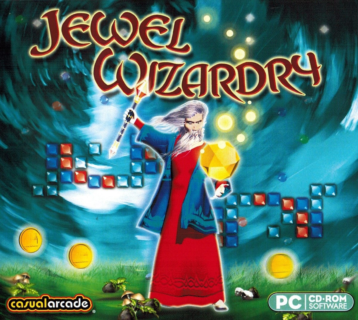 Jewel Wizardry – Classic Gem Matching Adventure 70 Levels PC Software Sealed New