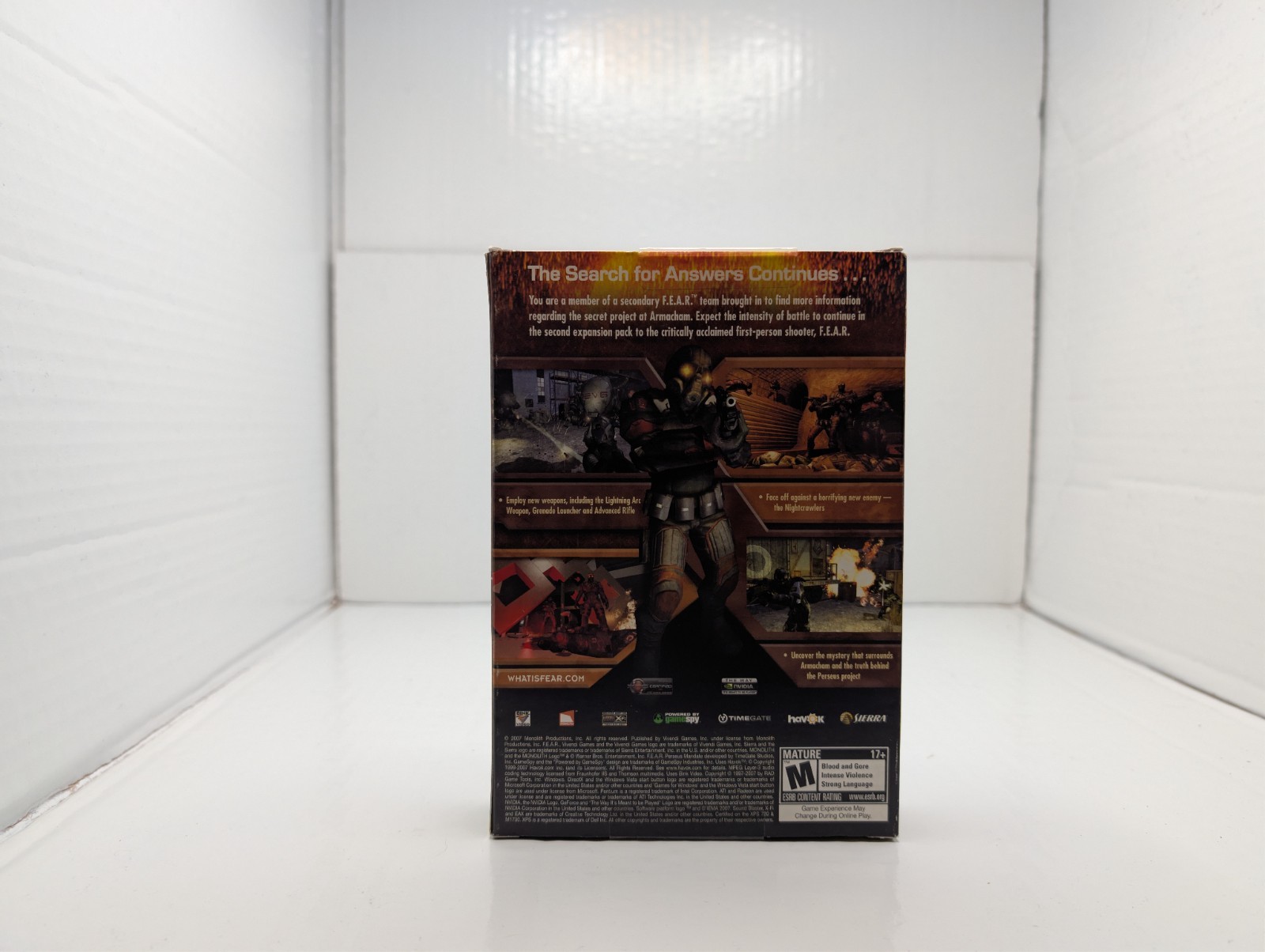 F.E.A.R.: Perseus Mandate Expansion Pack (PC, 2007) – SEALED