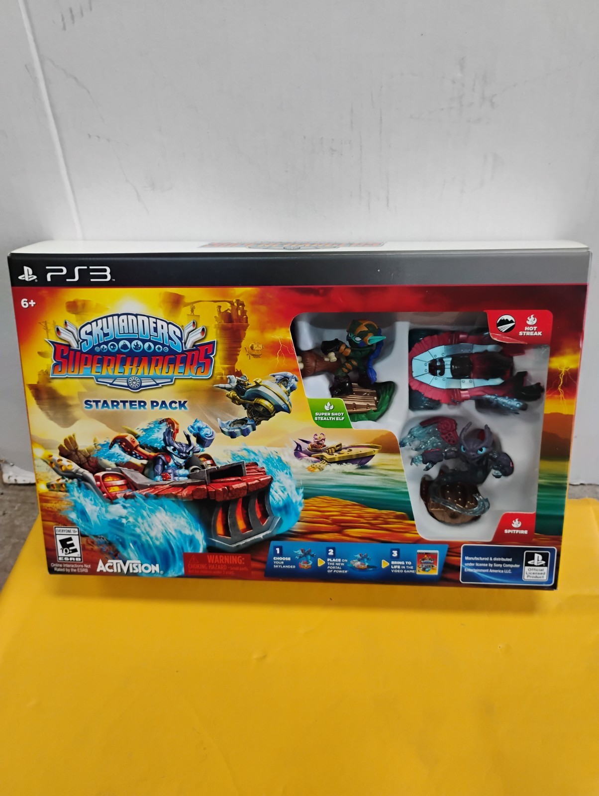 Activision Skylanders Superchargers Starter Pack PS3 Spitfire Stealth Elf