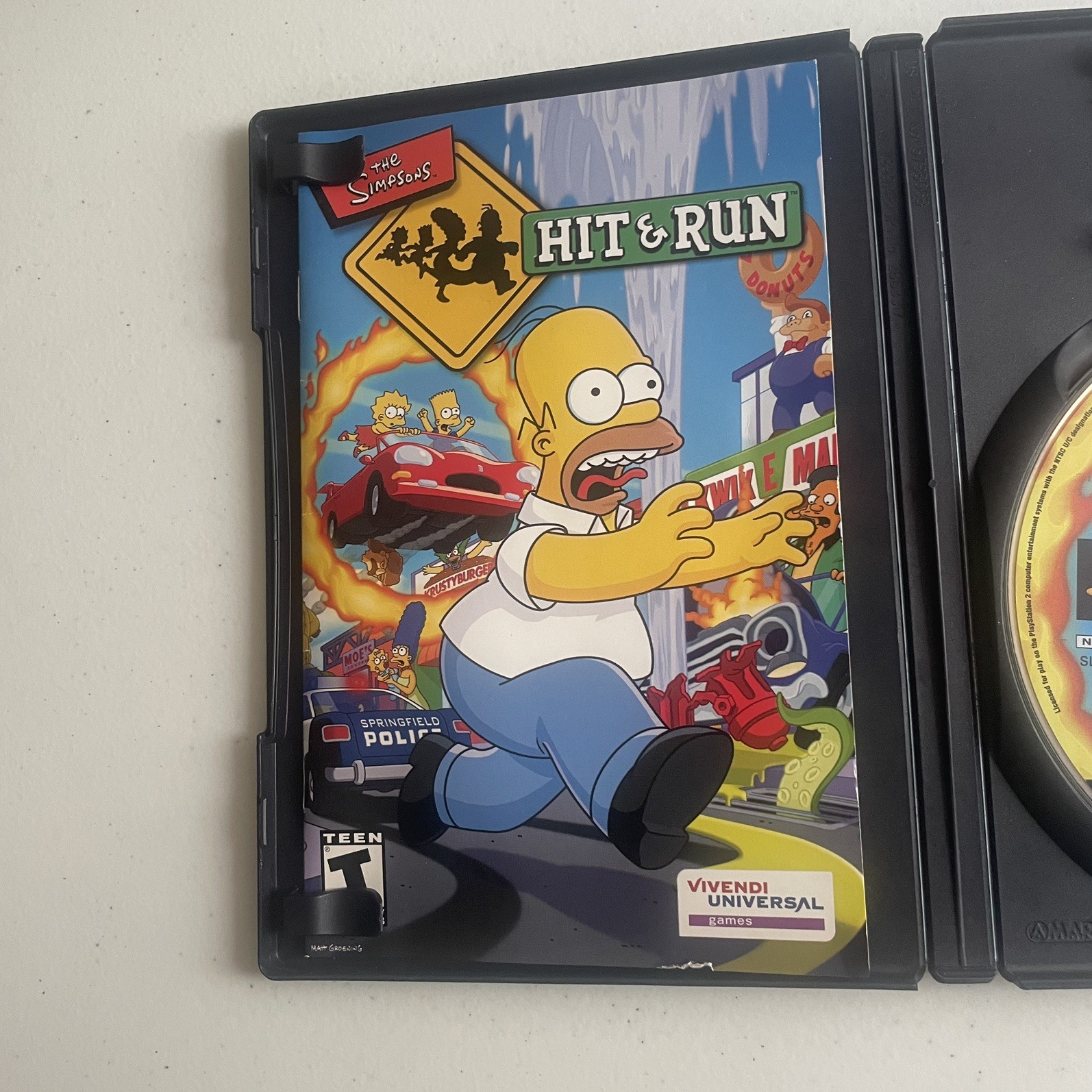 The Simpsons: Hit & Run PS2 Multiplayer Vivendi T Teen NTSC-U/C Action Videogame