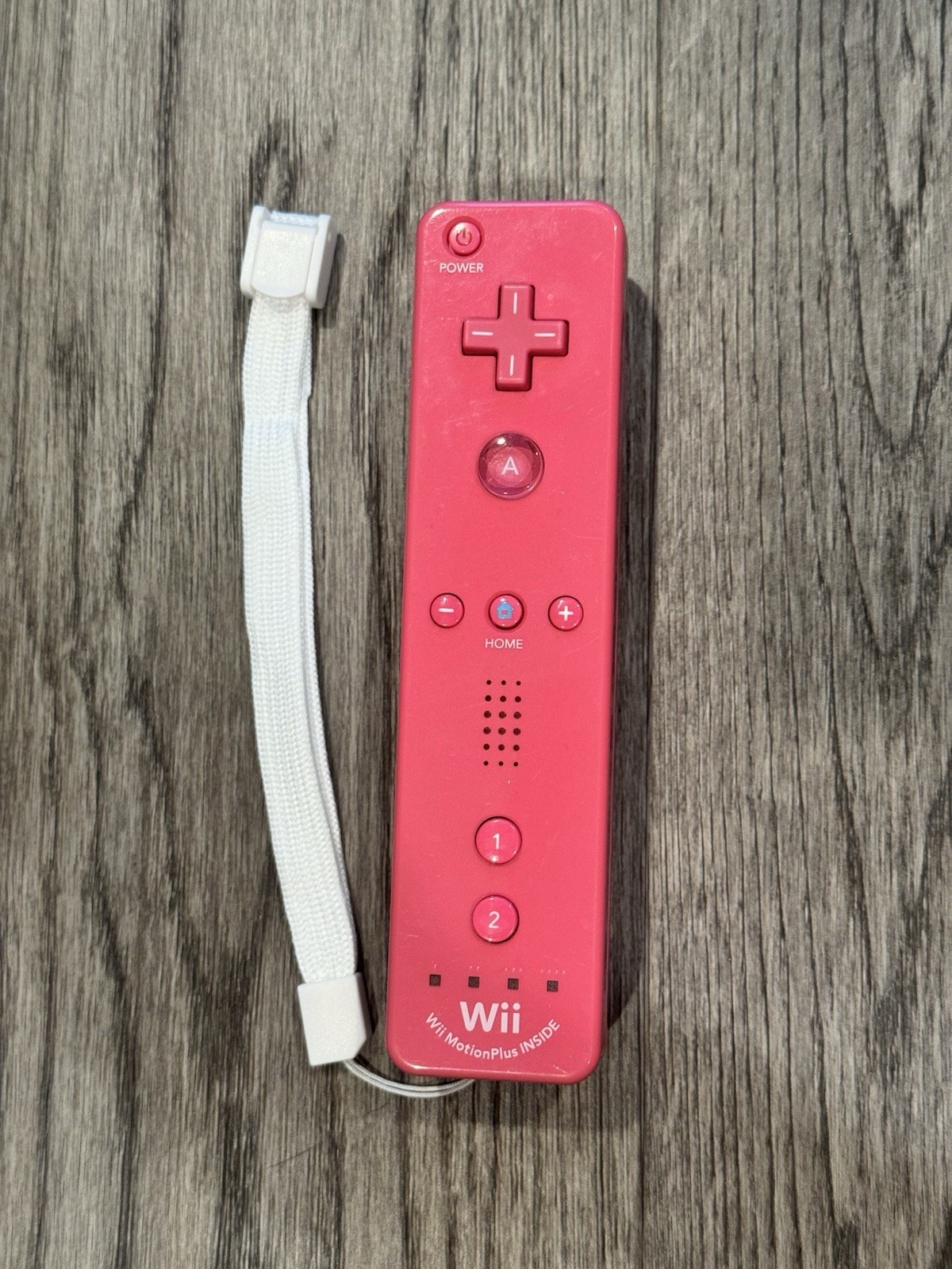 Nintendo Wii Motion Plus OEM Remote Controller Wiimote RVL-036 Pink Tested!