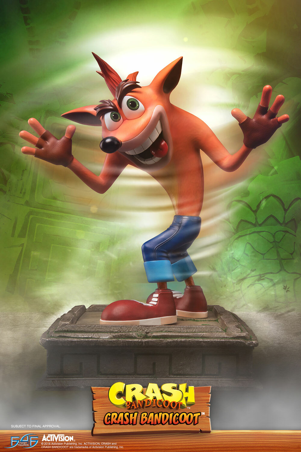 First4Figures Crash Bandicoot Regular Statue MIB