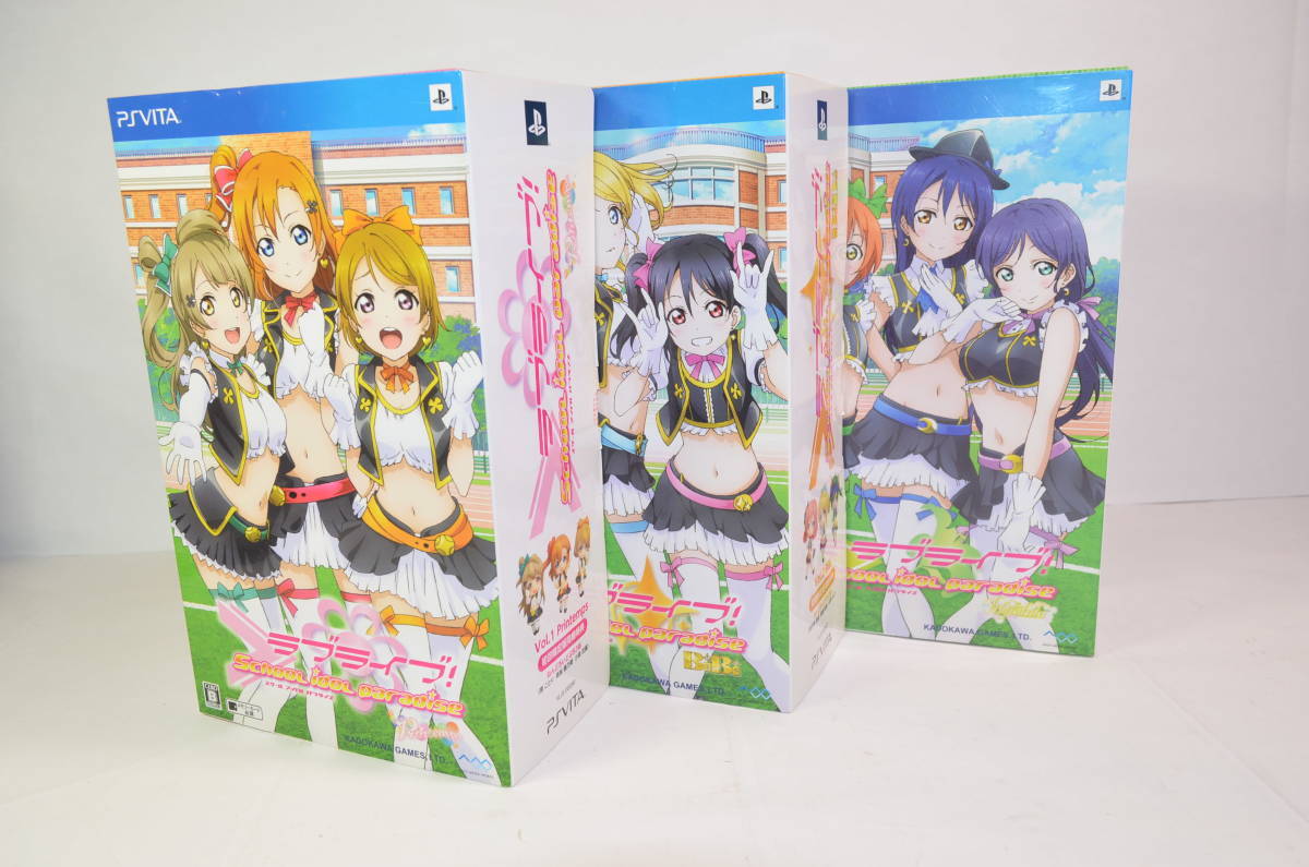 ​​PS Vita Love Live School idol paradise Vol１2 3 Limited Ver Set