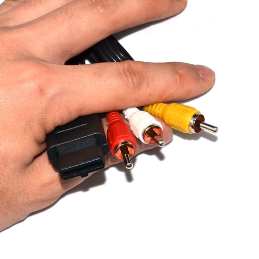 Audio-Video AV Composite 3 RCA Cable for Nintendo Wii-USA